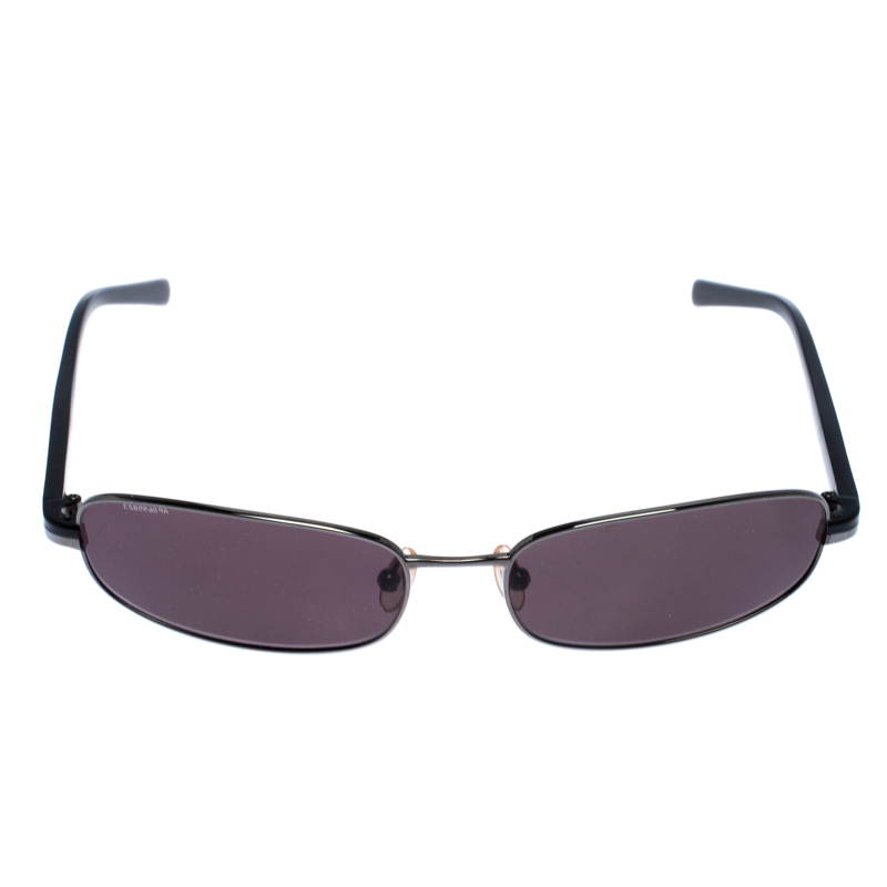 

Prada Gunmetal Tone/ Grey SPR 56E Rectangular Sunglasses