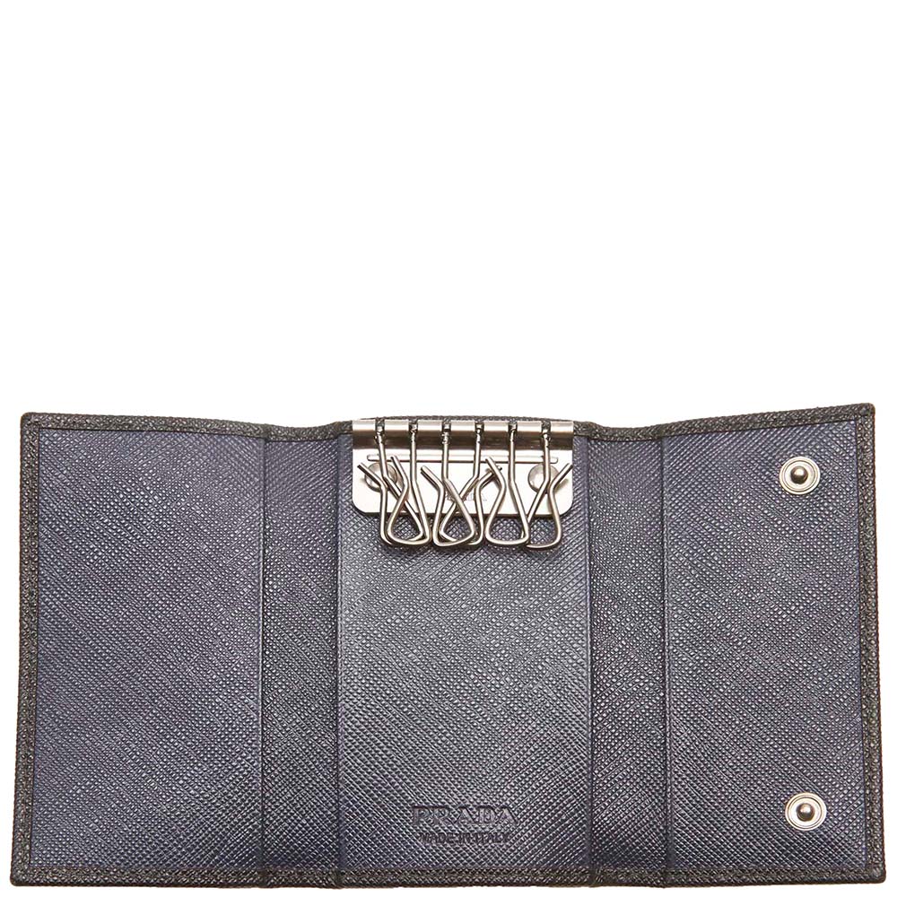 

Prada Black Saffiano Leather Key Case