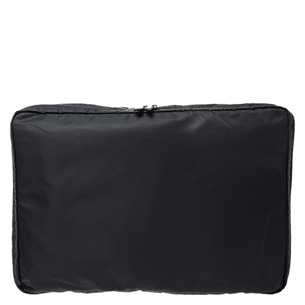 Prada Black Nylon Garment Case