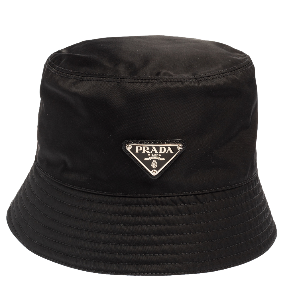 

Prada Black Re-Nylon Bucket Hat