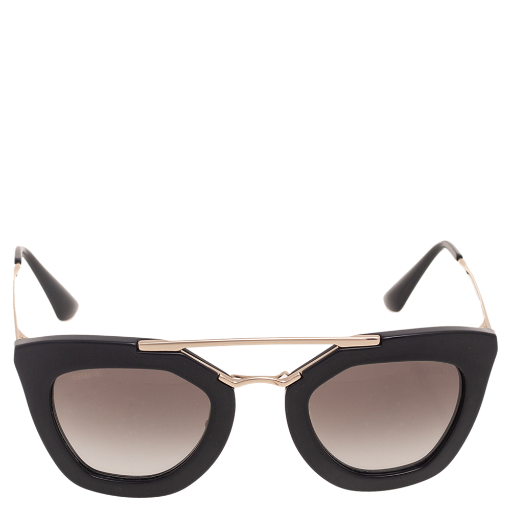 

Prada Black SPR09Q Gradient Cat Eye Sunglasses