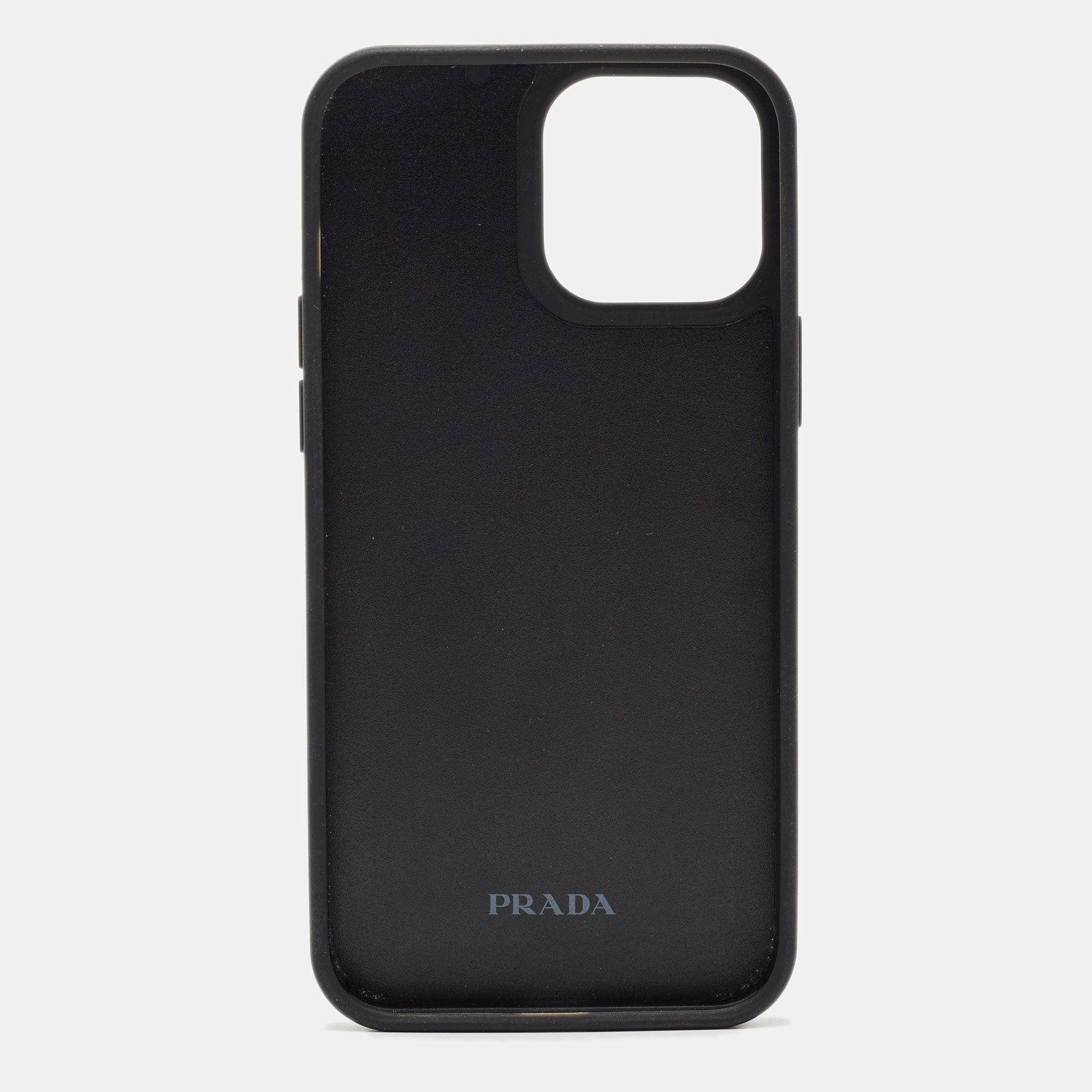 

Prada Orange/Black Saffiano Leather Iphone 13 Pro Max Case