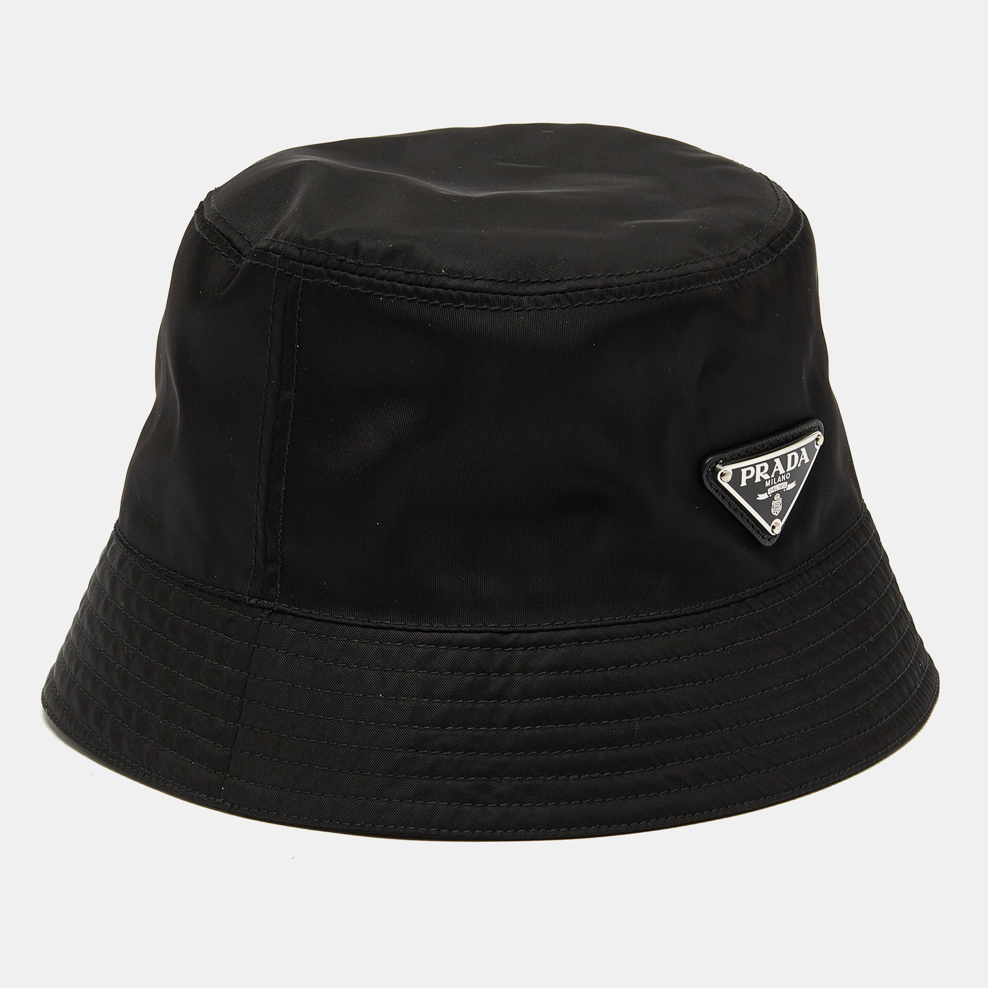 

Prada Black Nylon Bucket Hat