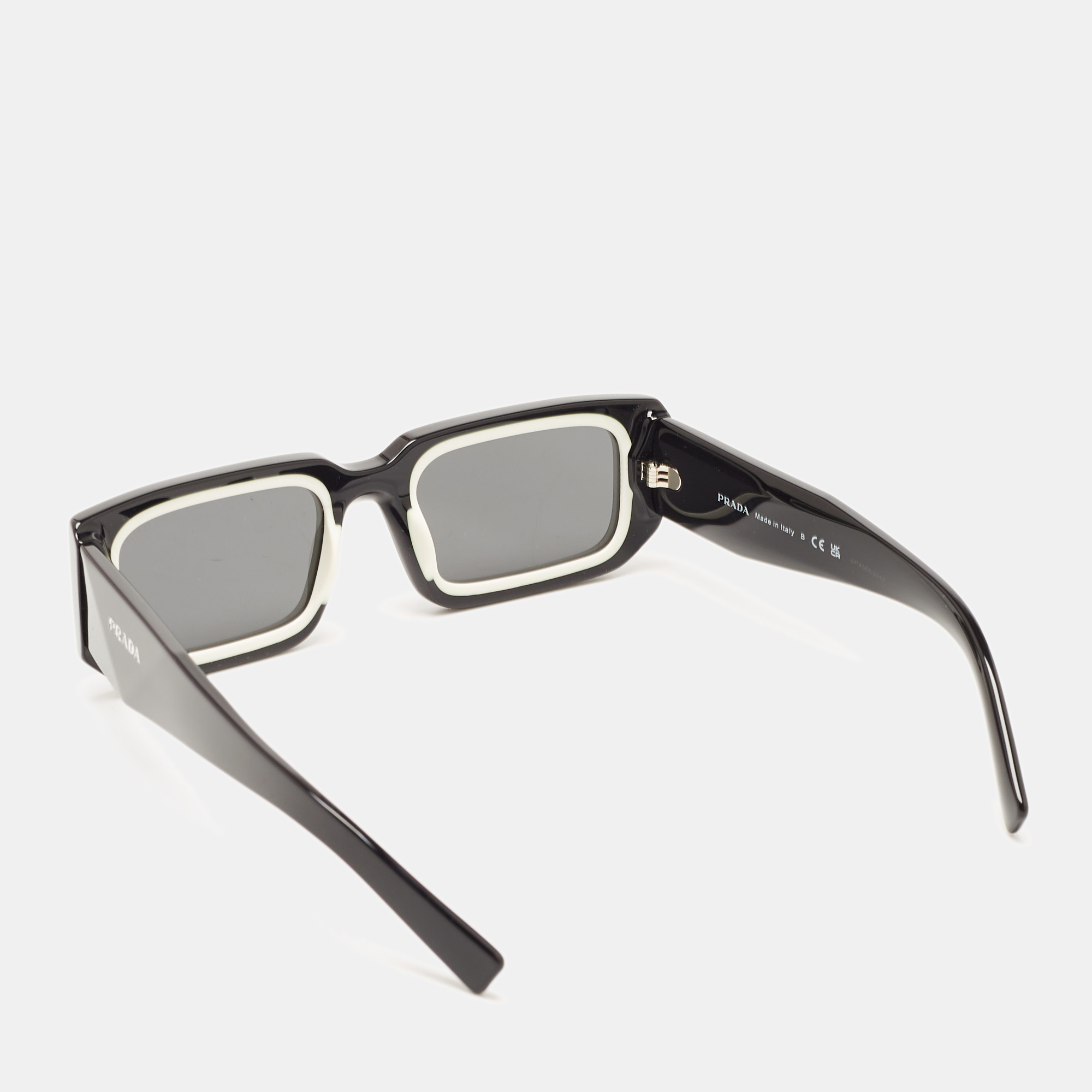 

Prada Black SPR06Y Rectangular Sunglasses