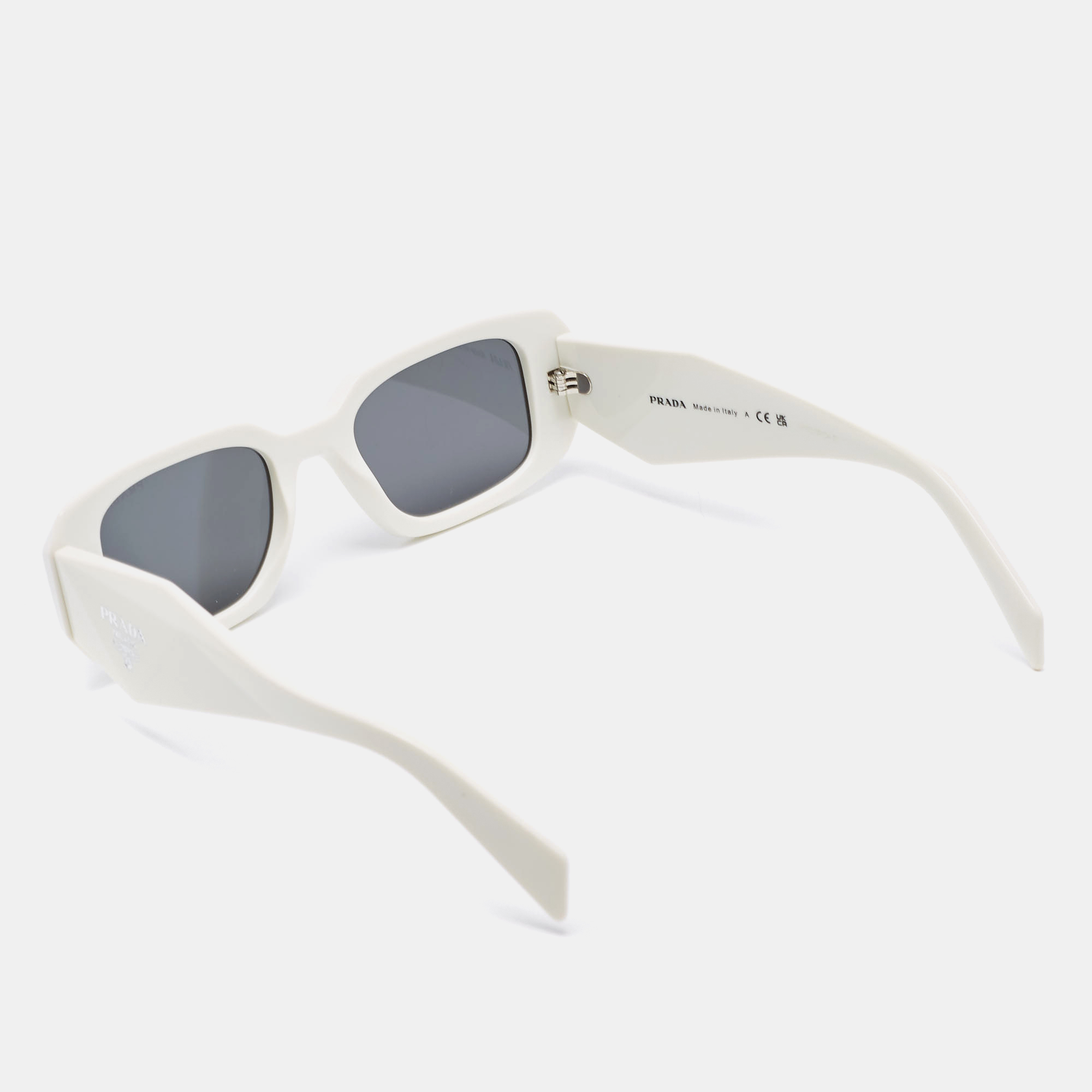 

Prada White SPR17W Rectangular Sunglasses