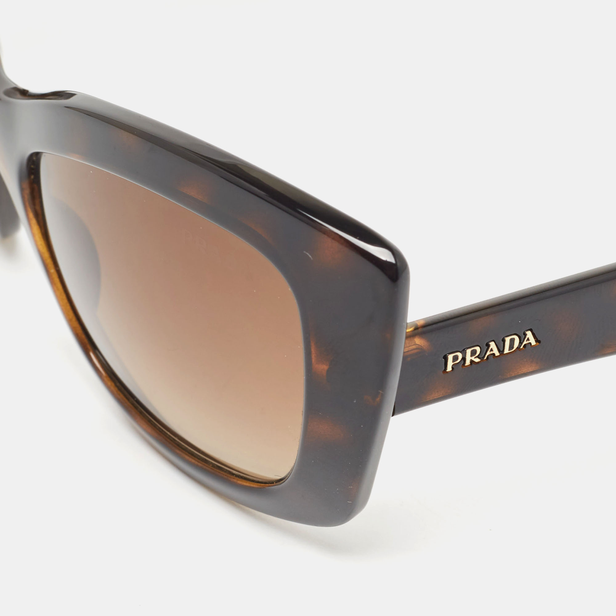 

Prada Brown Havana Gradient SPR19M D Frame Sunglasses