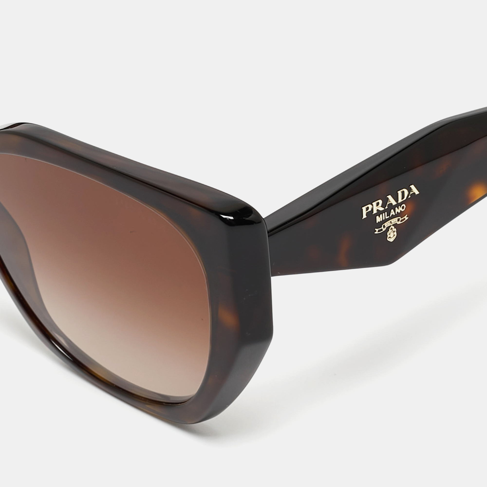 

Prada Brown Gradient SPR19Z Cat Eye Sunglasses