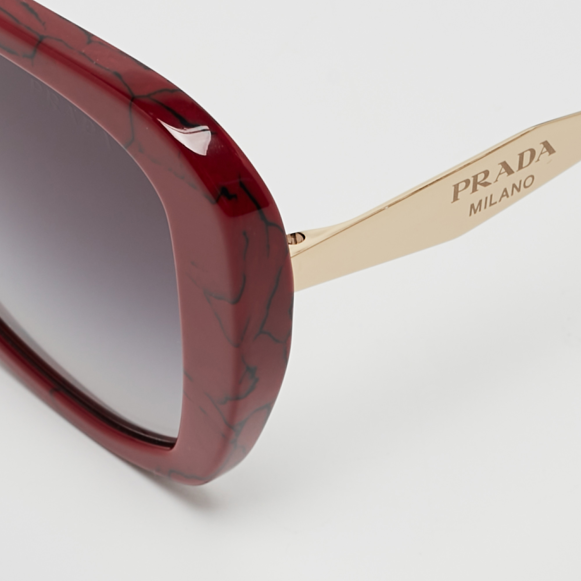 

Prada Black Gradient SPR 03Y Butterfly Sunglasses