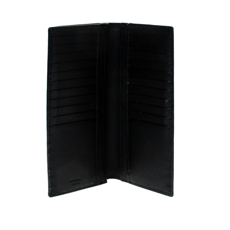 

Prada Blue Saffiano Leather Bifold Long Wallet