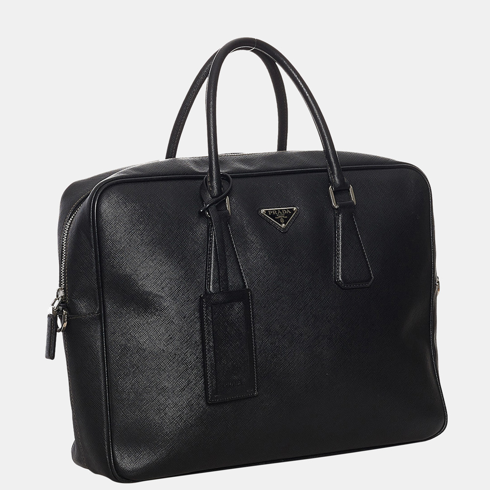 

Prada Black Saffiano Business Bag