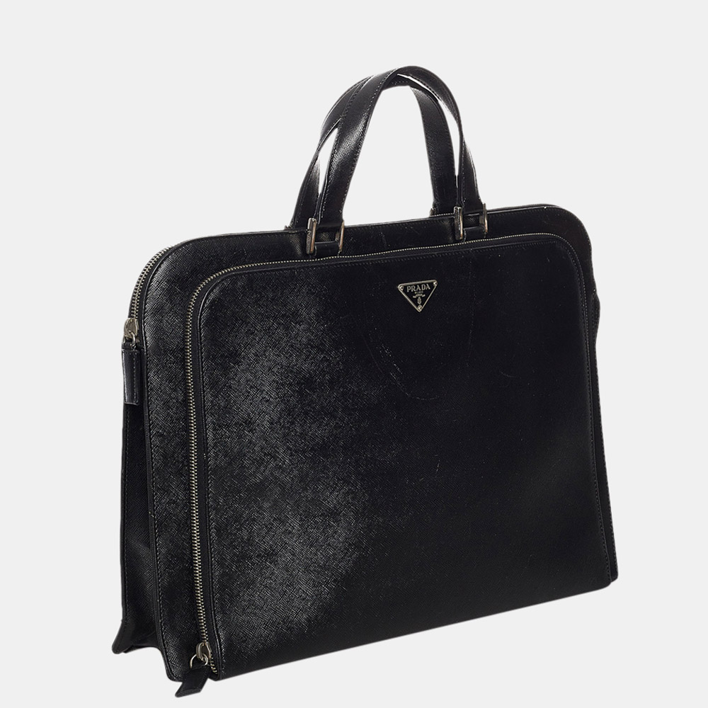 

Prada Black Saffiano Business Bag