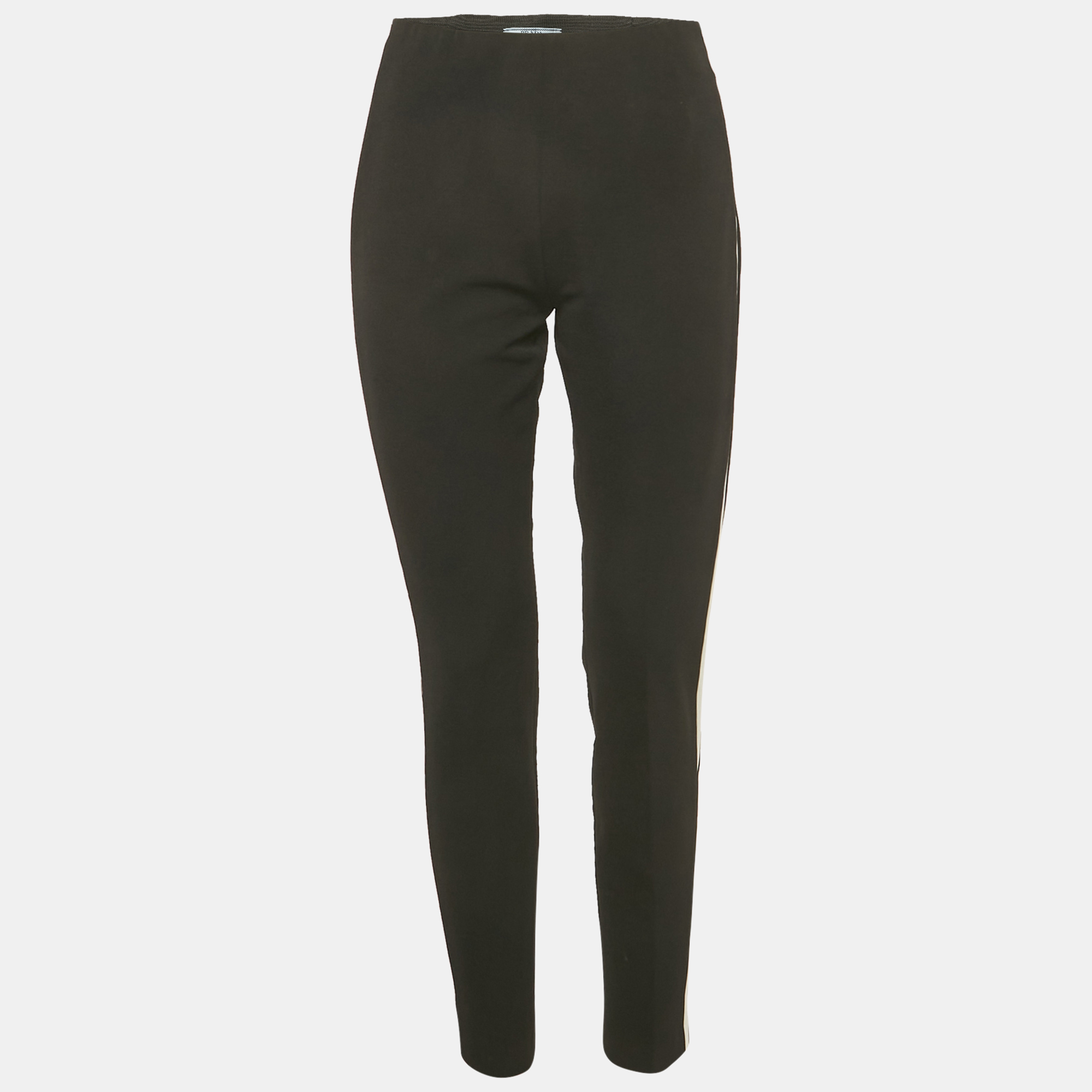 

Prada Black Stretch Knit Trousers M