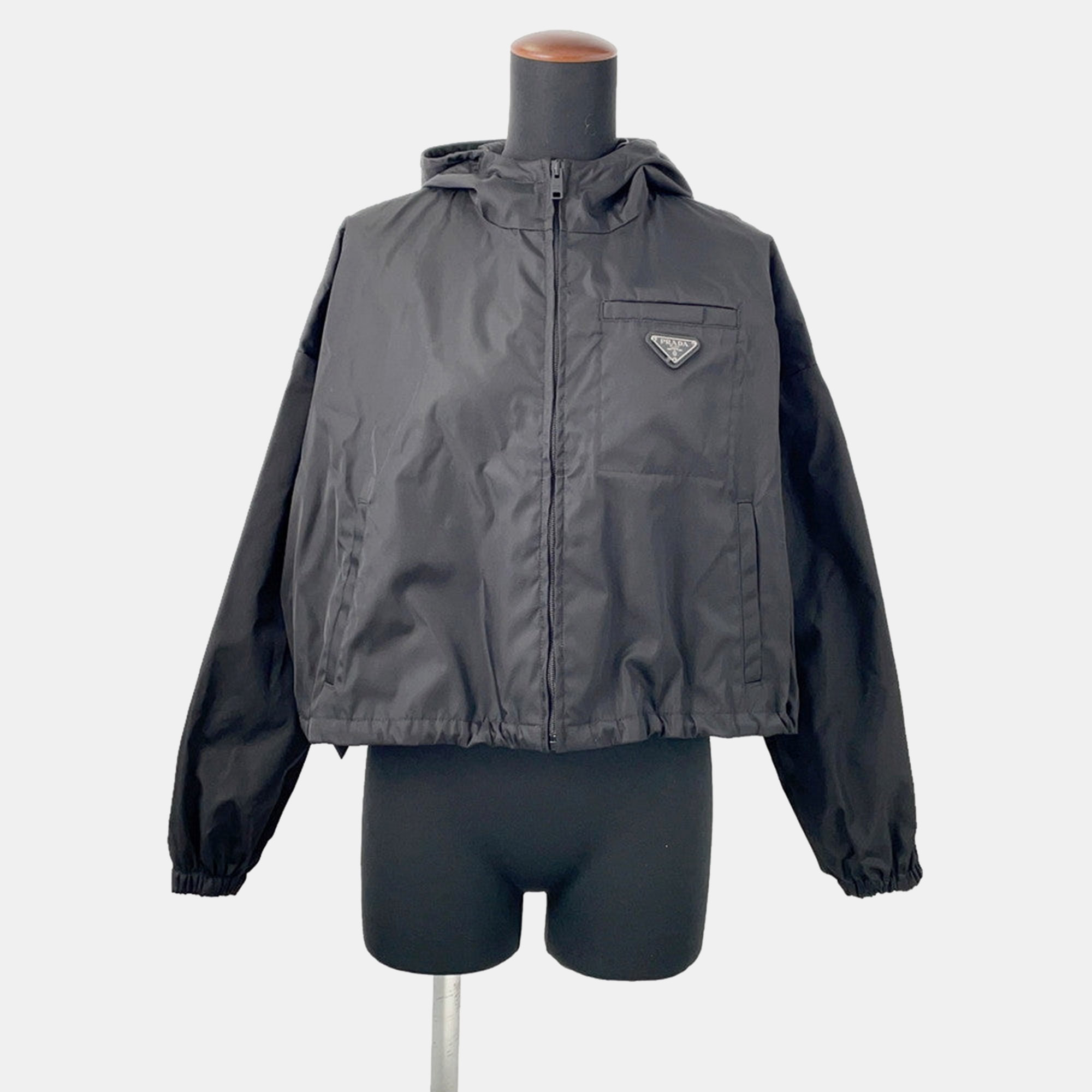 

Prada Re-Nylon Cropped Jacket Size  Black Nylon