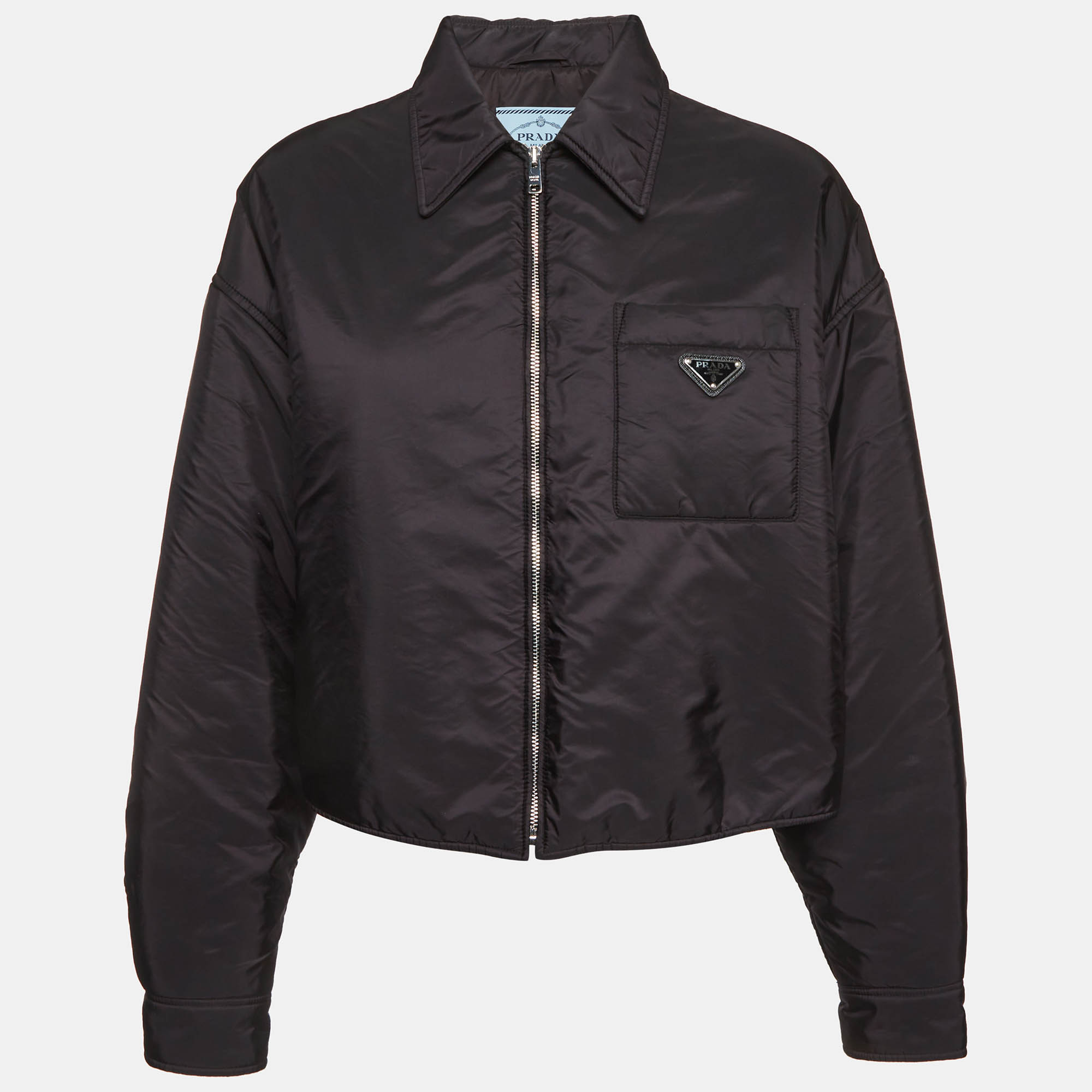 

Prada Black Re-Nylon Puffer Jacket M