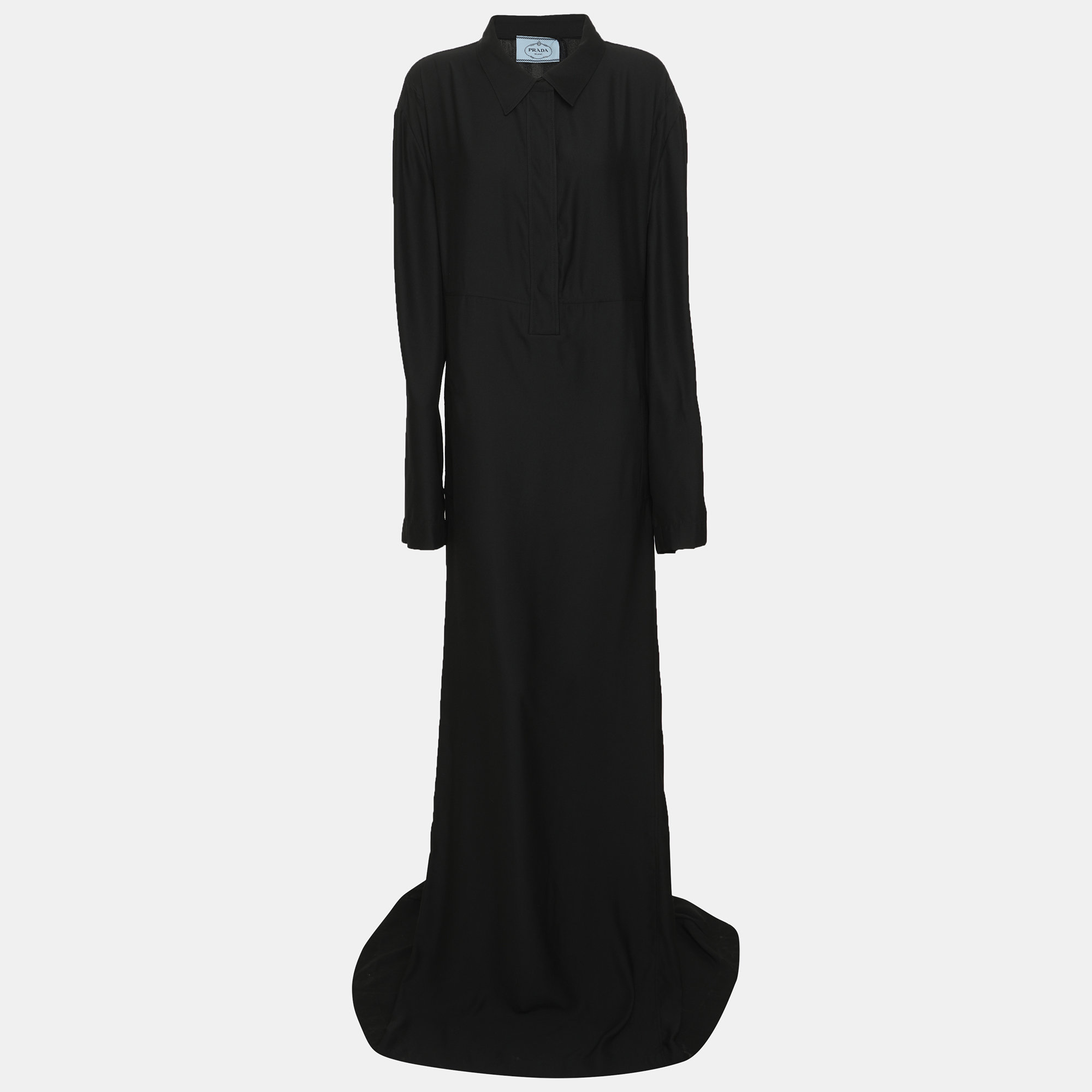 

Prada Black Satin Abaya 4XL