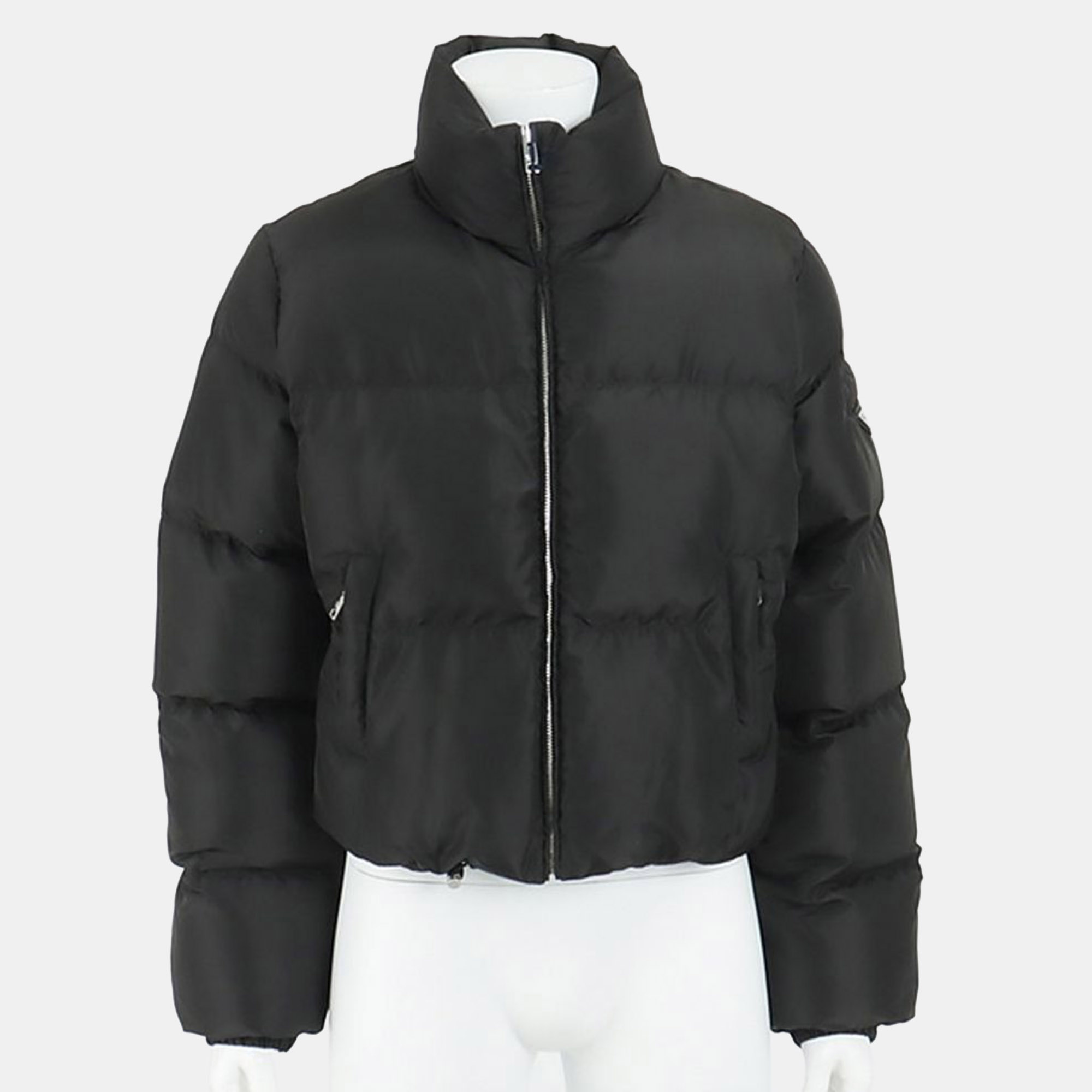 

Prada down padded jumper, Black