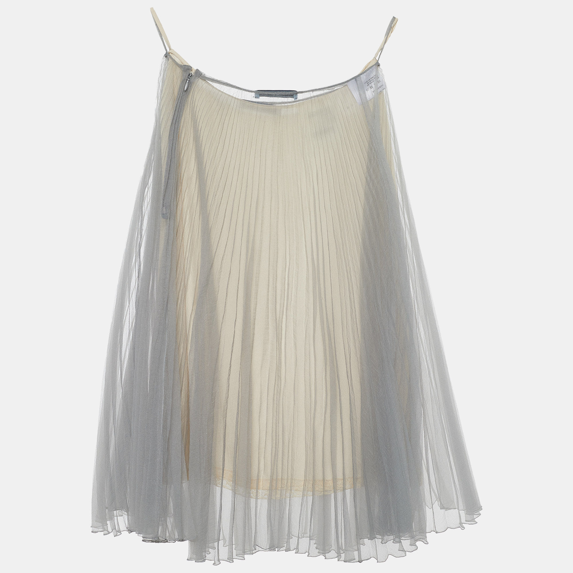 

Prada Mint Green Pliseé Pleated Skirt