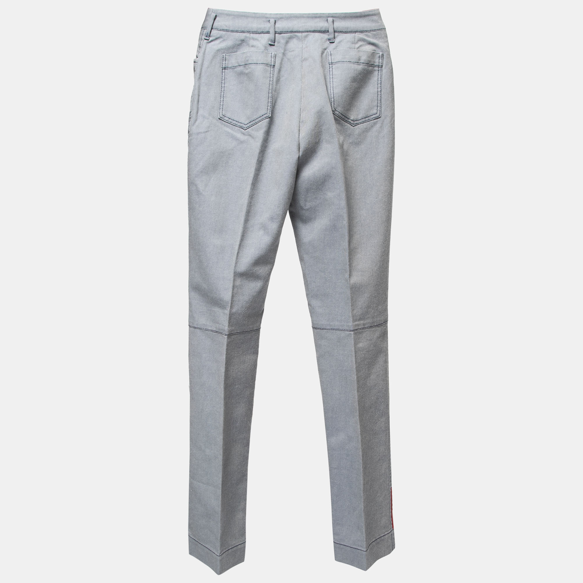 

Prada Blue Twill Trousers