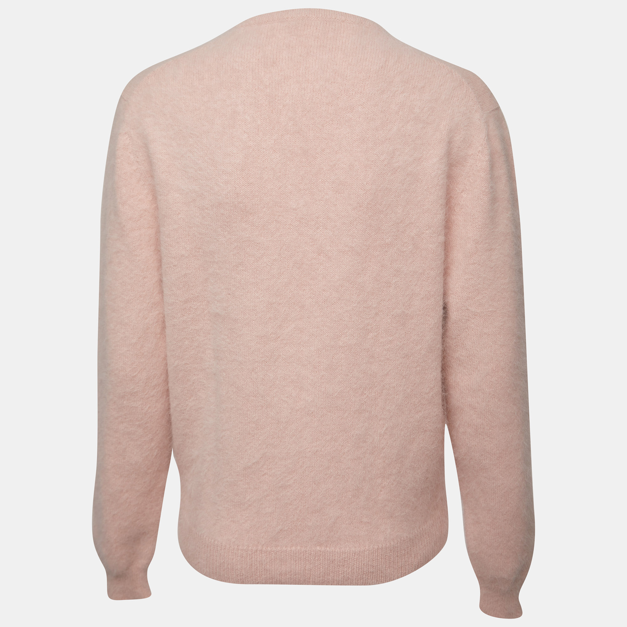 

Prada Light Pink Wool V-Neck Sweater