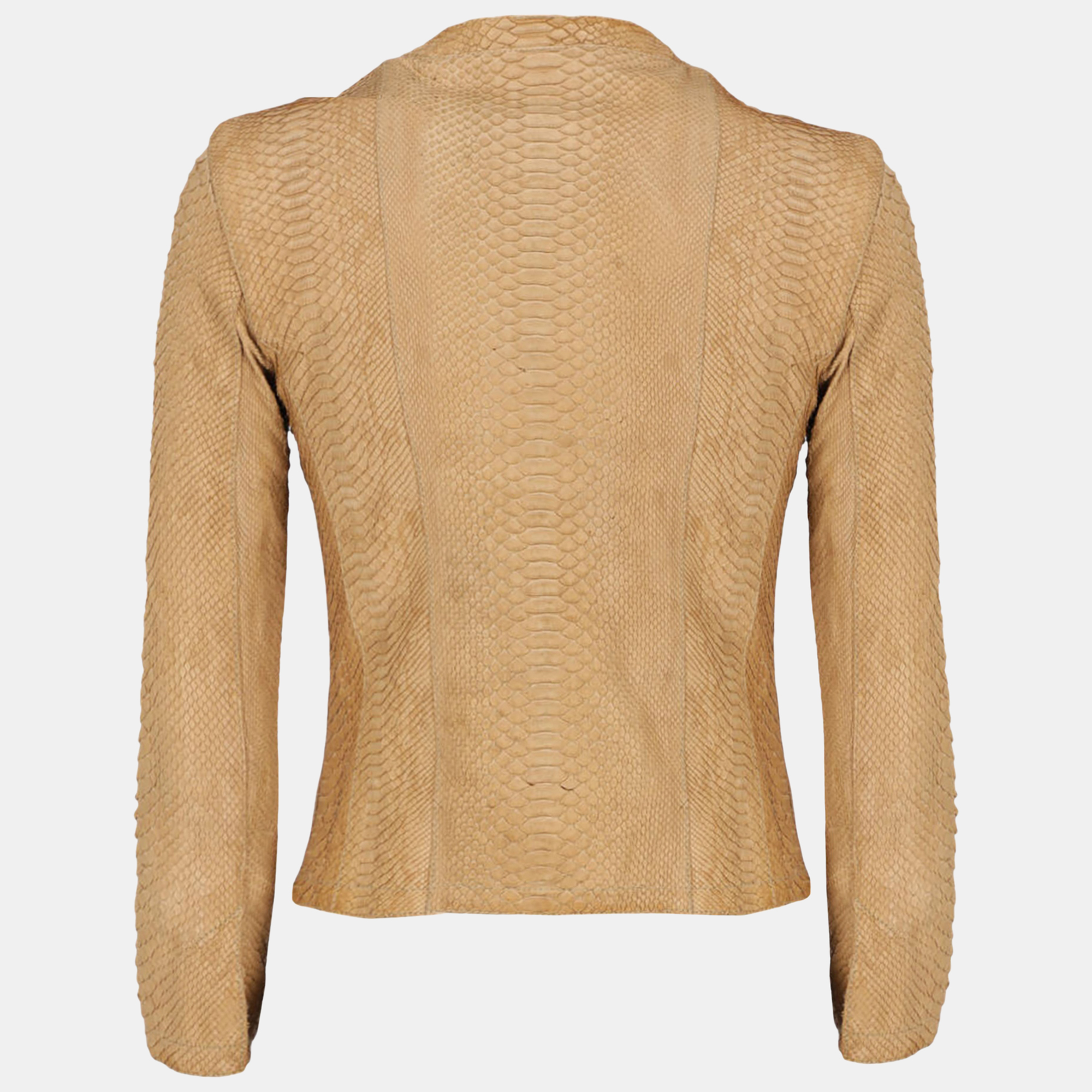 

Prada Women's Leather Jacket - Beige