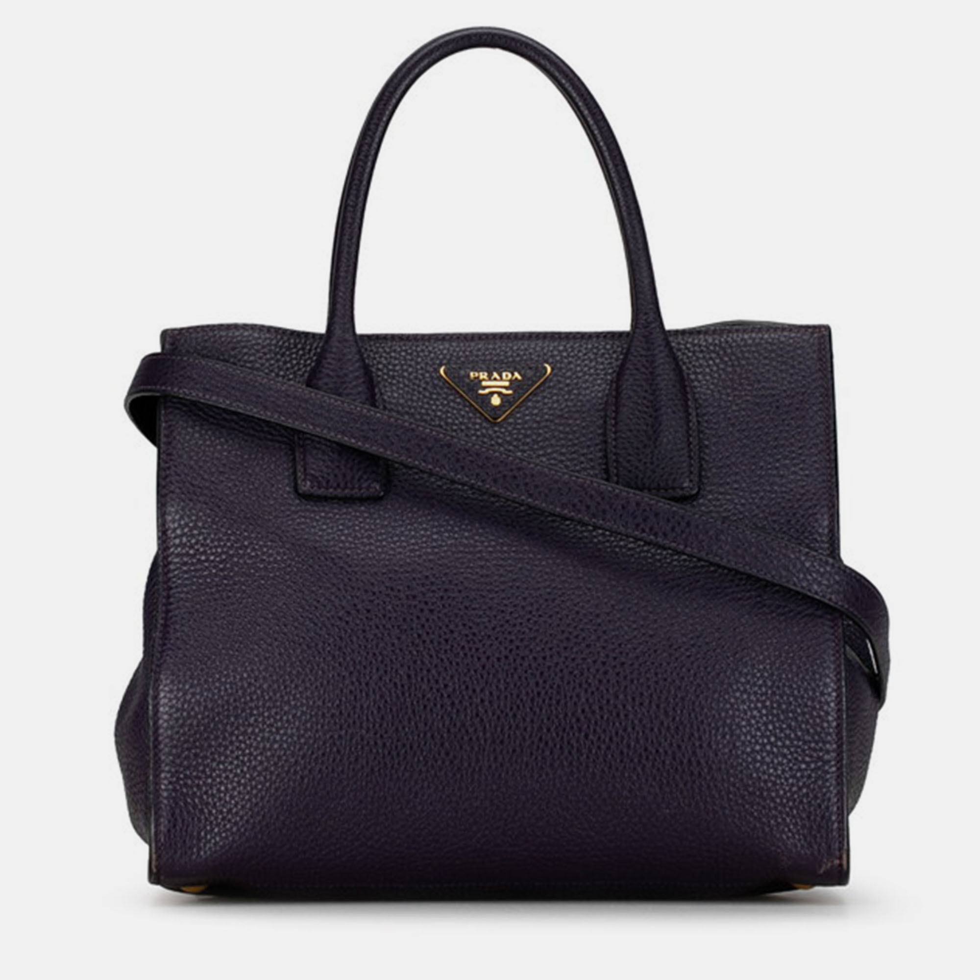 

Prada Purple Leather Handbag