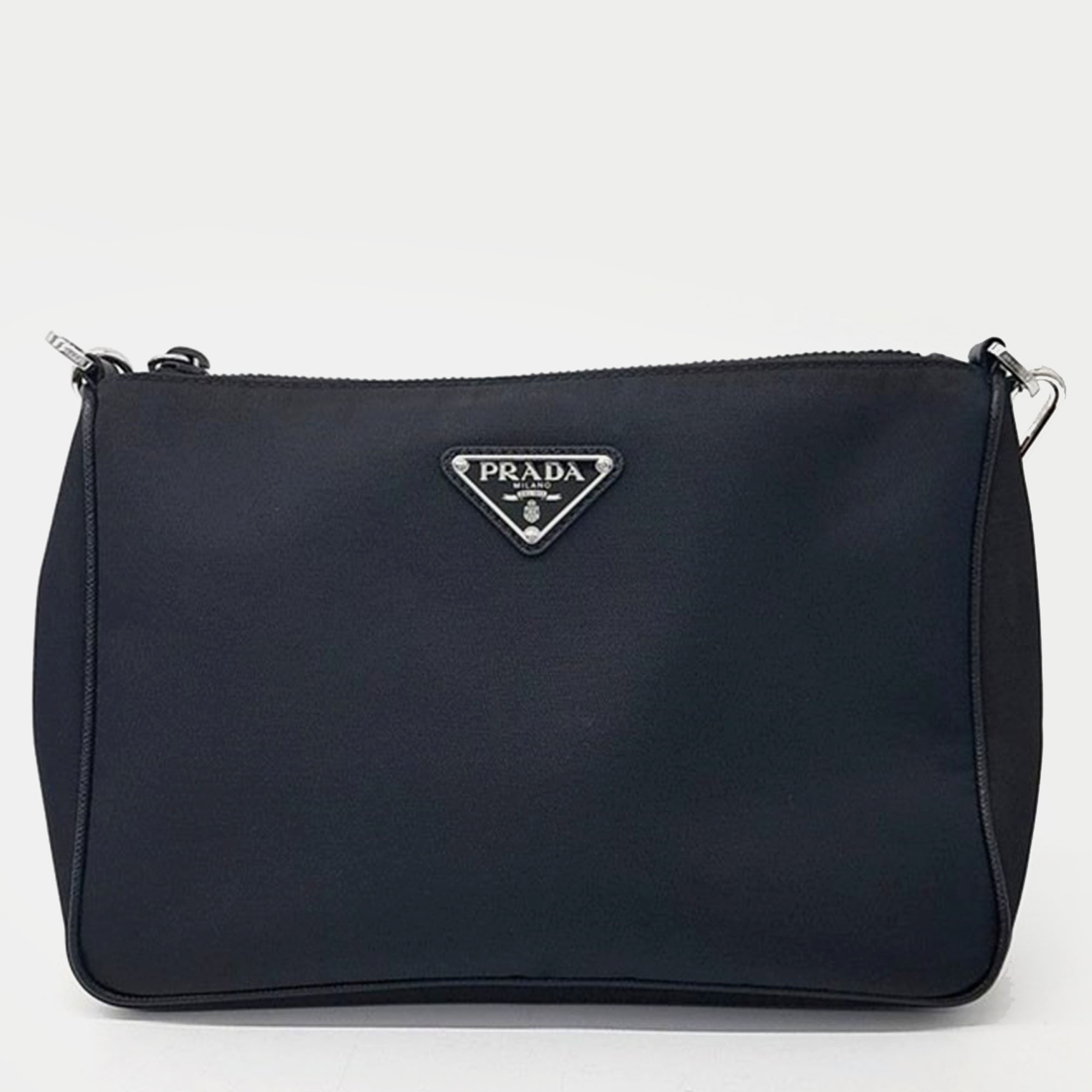 

Prada Re-Nylon Cross Bag, Black