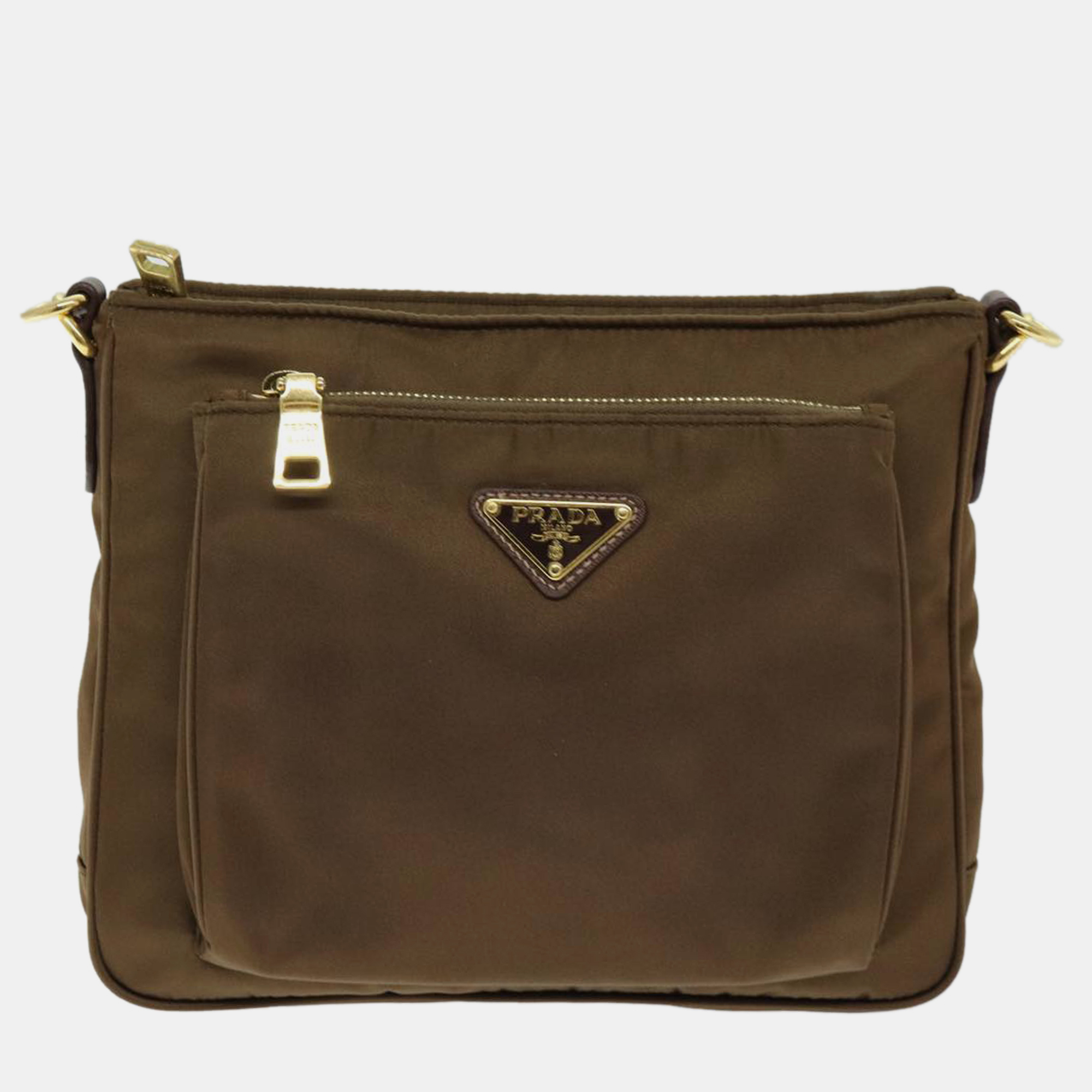 

Prada Brown Tessuto shoulder bag