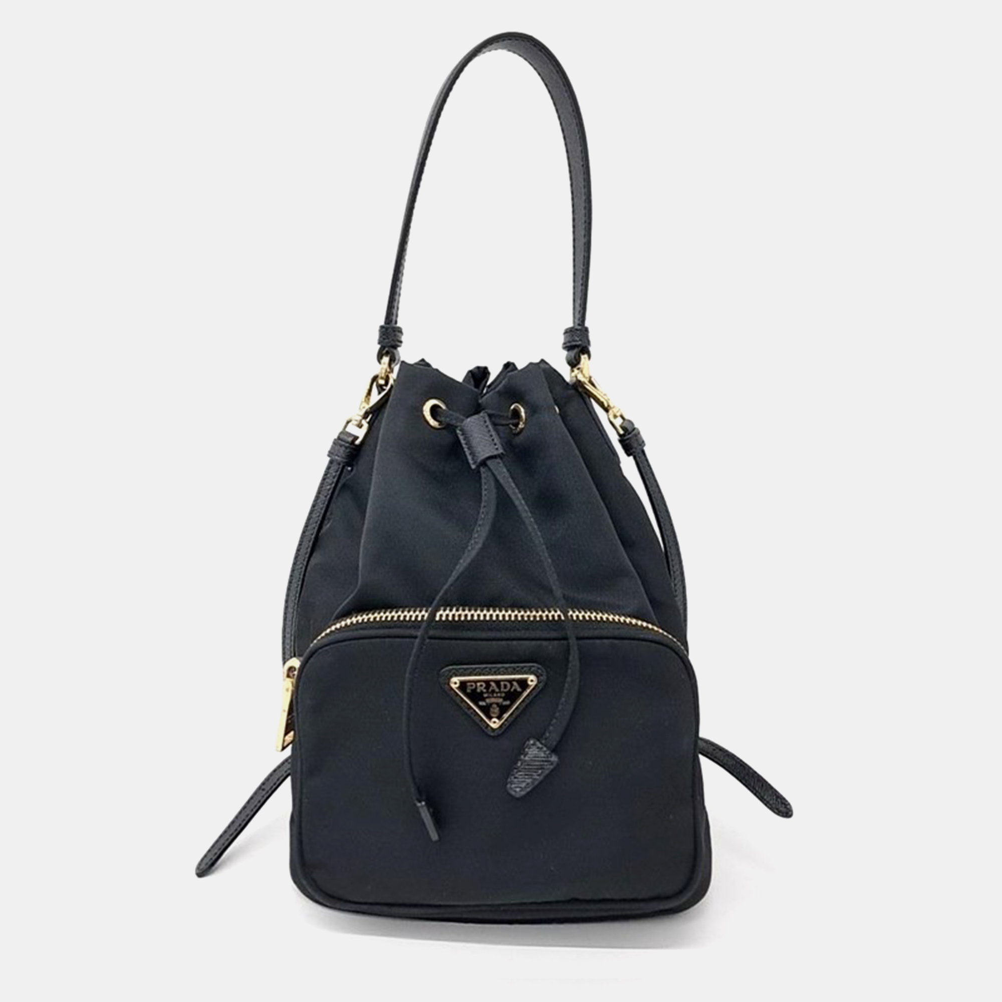 

Prada Bucket Tote Bag, Black