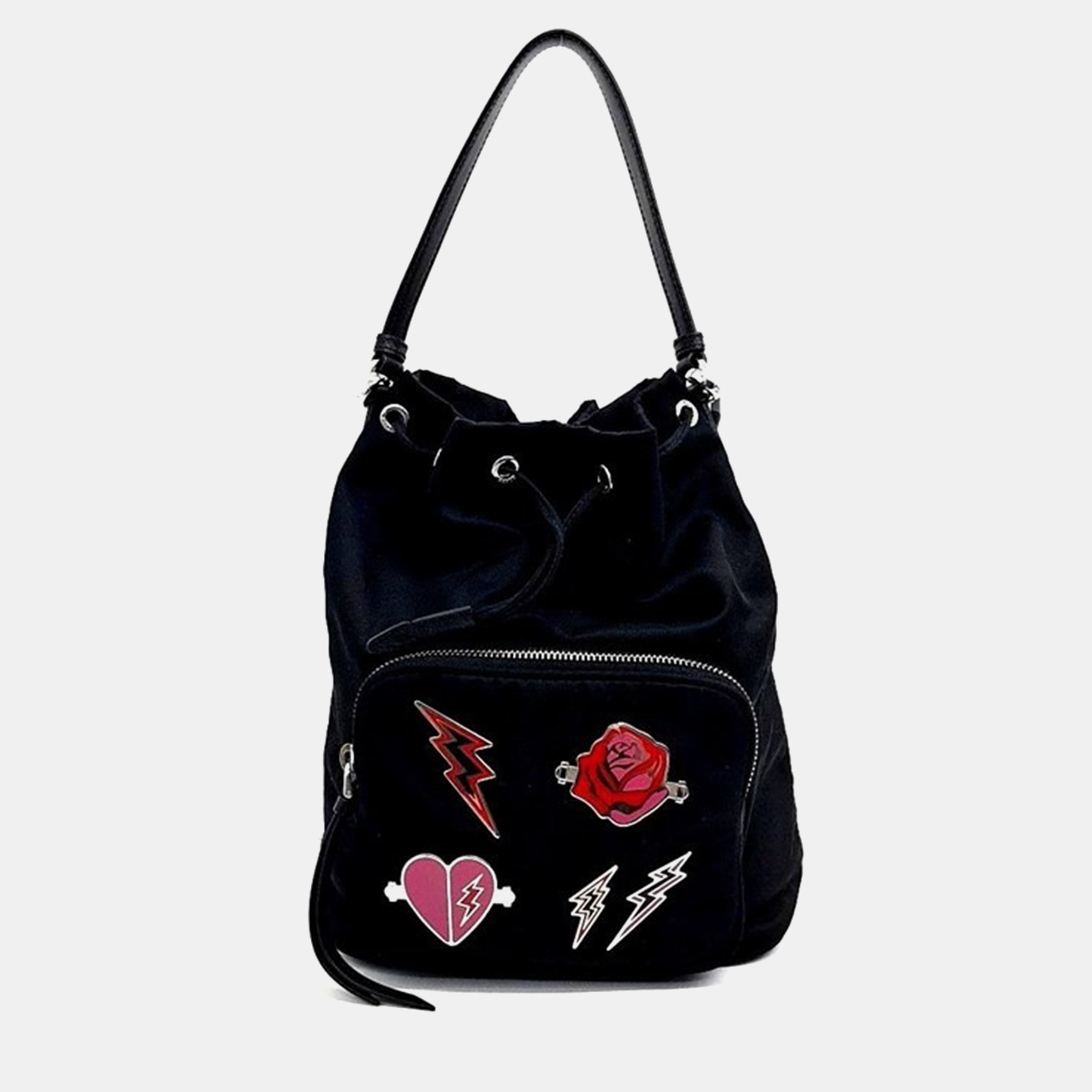 

Prada Bucket Tote Large Bag, Black