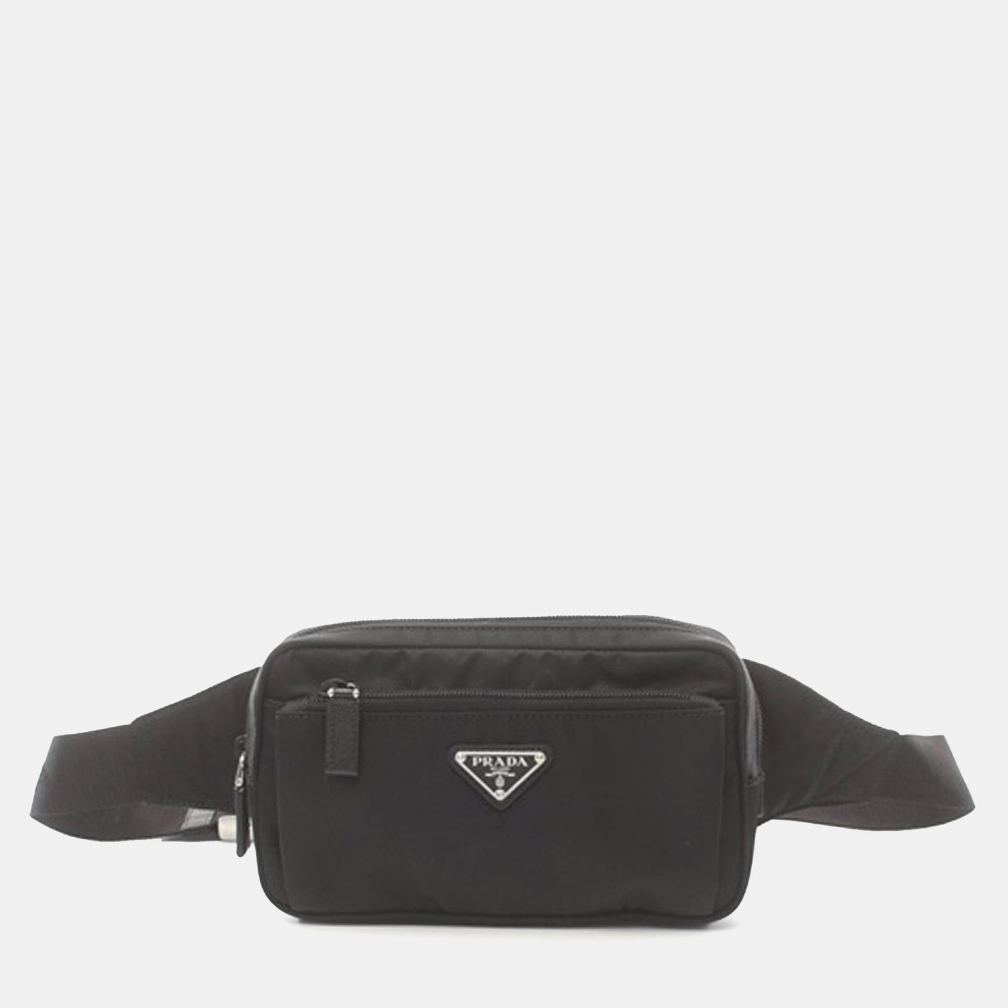 

Prada Tessuto Belt Bag, Black