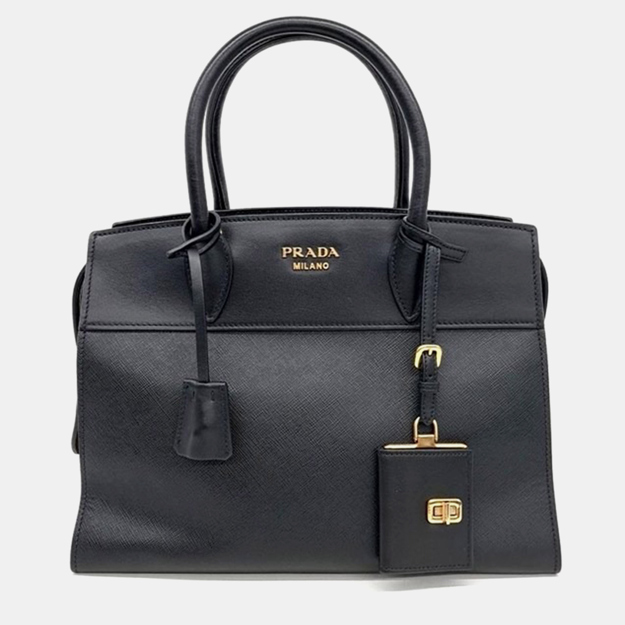 Pre-owned Prada Esplanade Tote Bag In Black