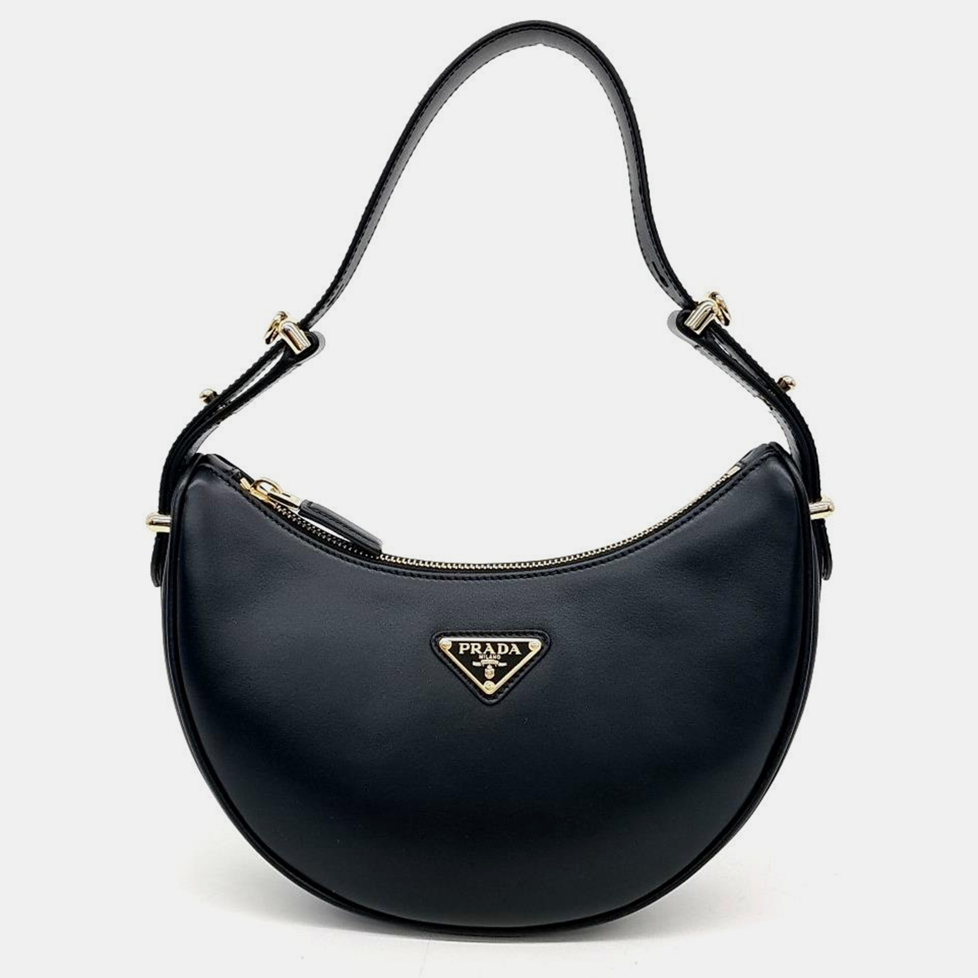 Pre-owned Prada Arche Shoulder Bag In Black