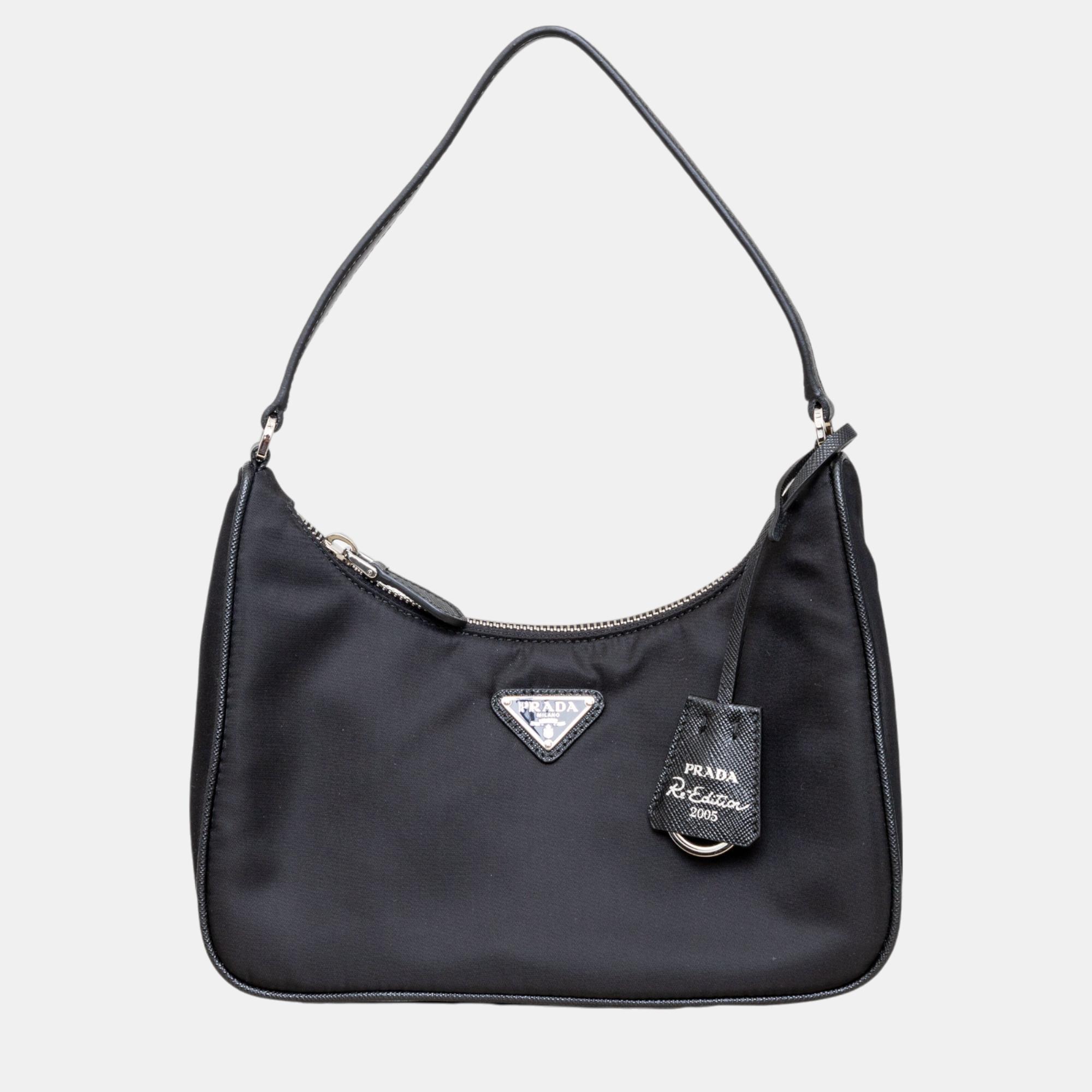 

Prada Black Nylon  Re-Edition 2005 Shoulder Bags