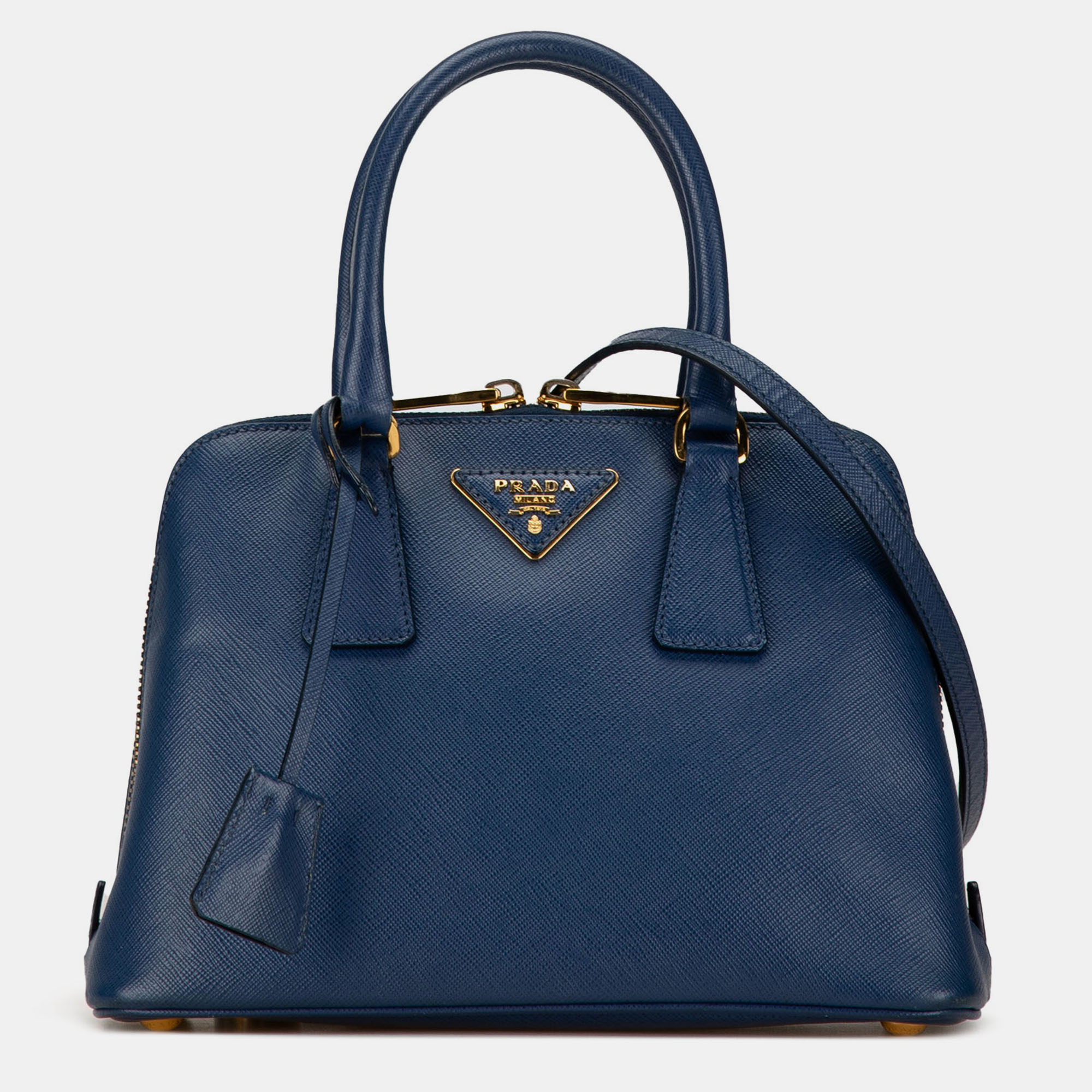 

Prada Small Saffiano Lux Promenade, Blue