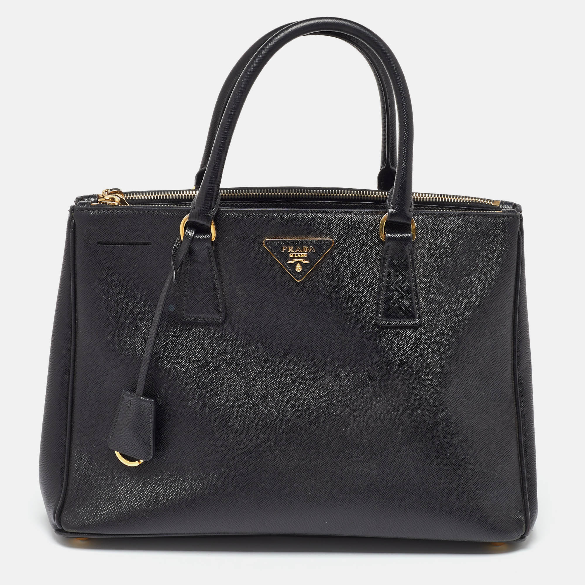 

Prada Black Saffiano Leather Large Galleria Tote