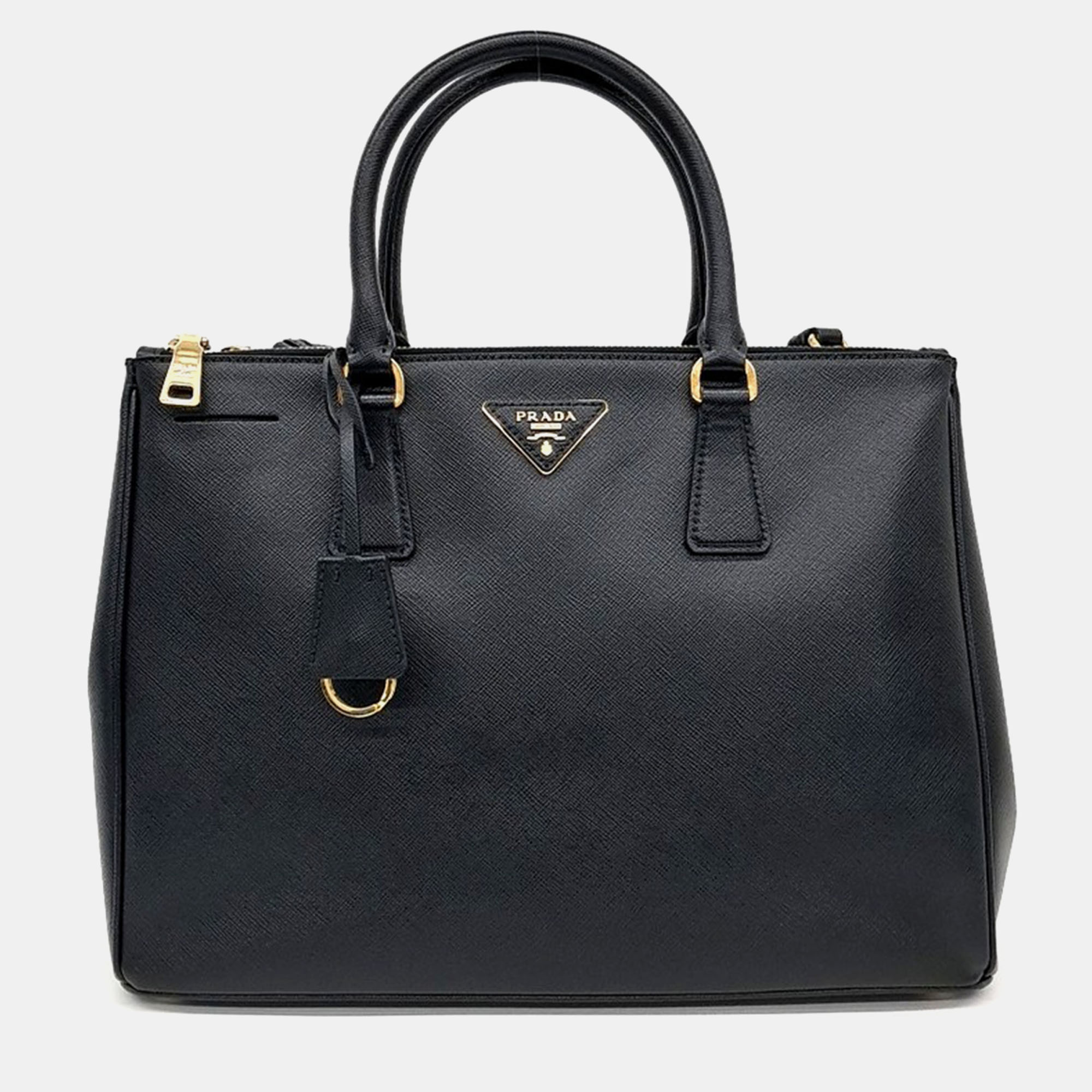 

Prada Saffiano Lux Tote Bag, Black