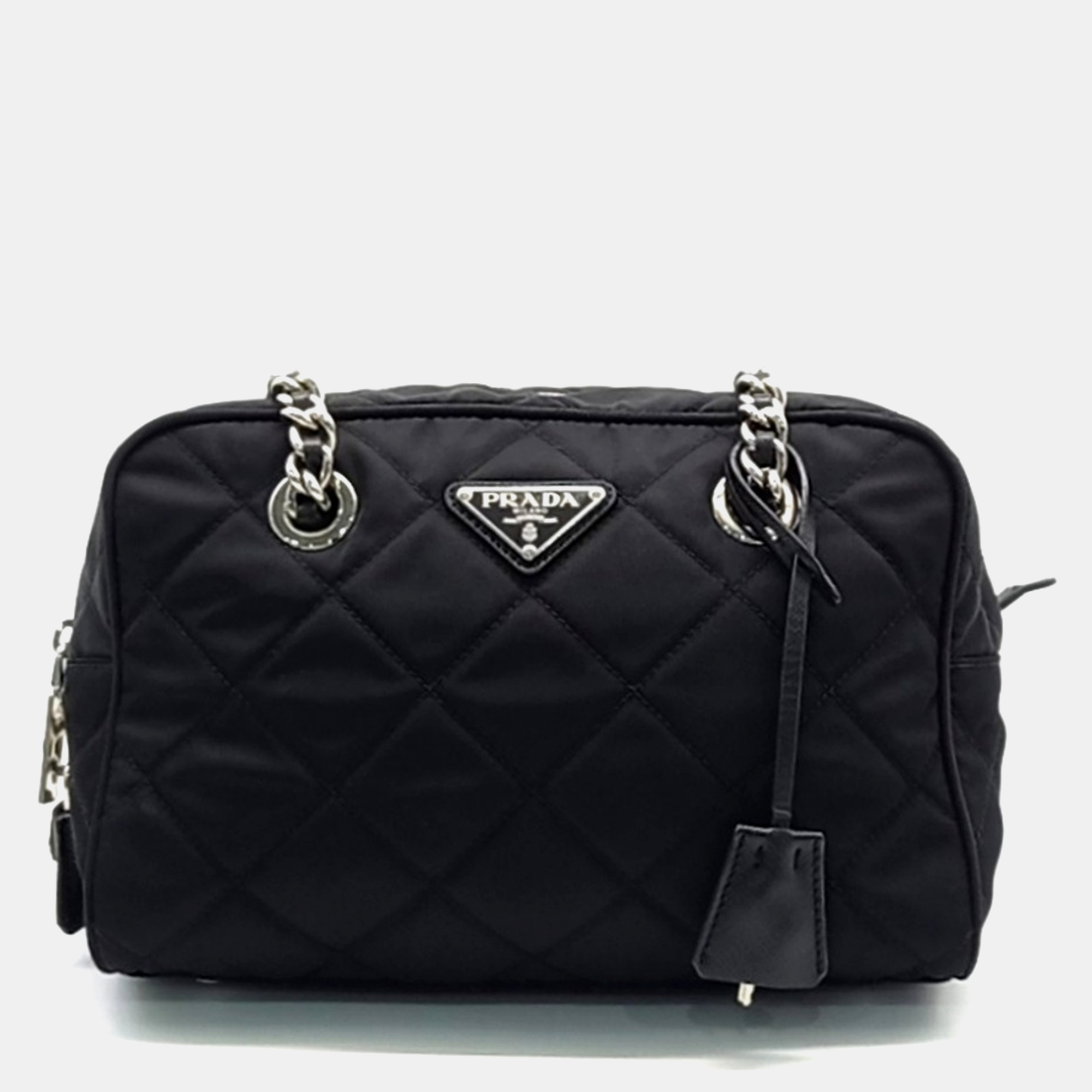 

Prada Quilted Shoulder Bag, Black