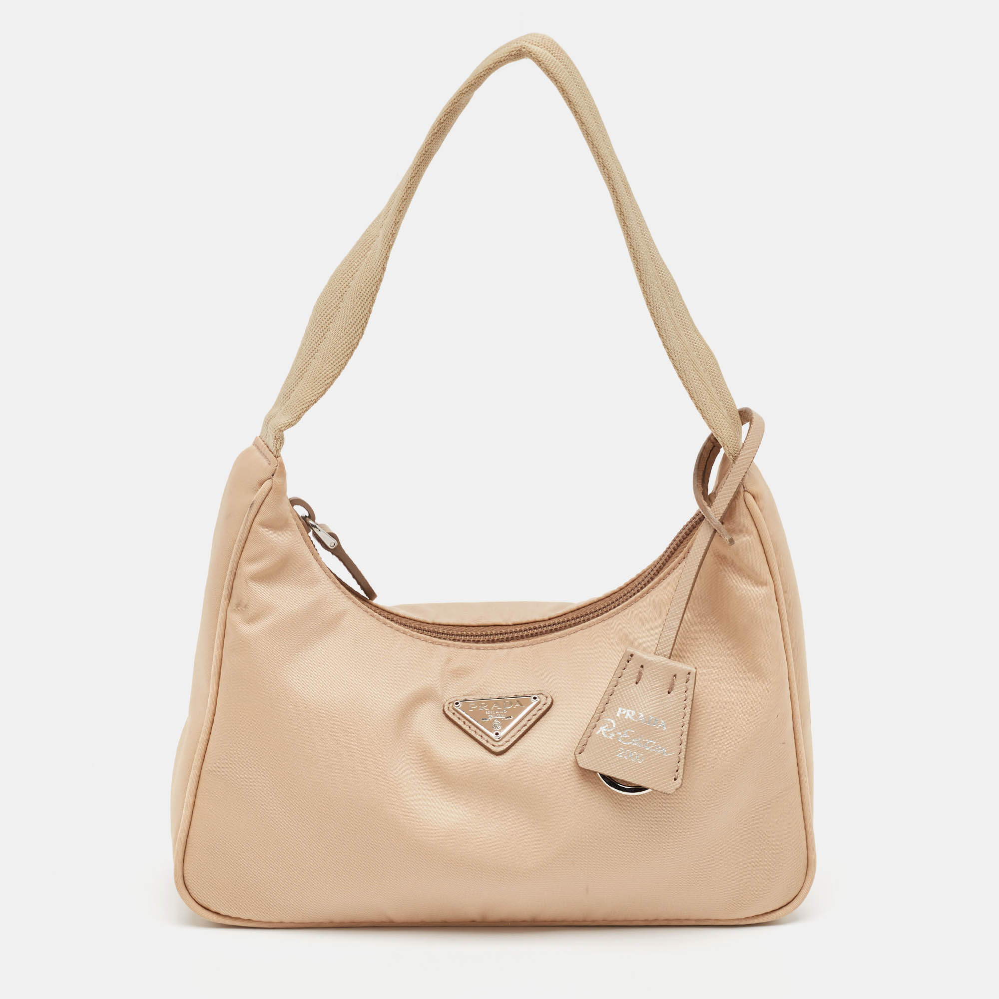 

Prada Beige Nylon Re-Edition 2000 Bag