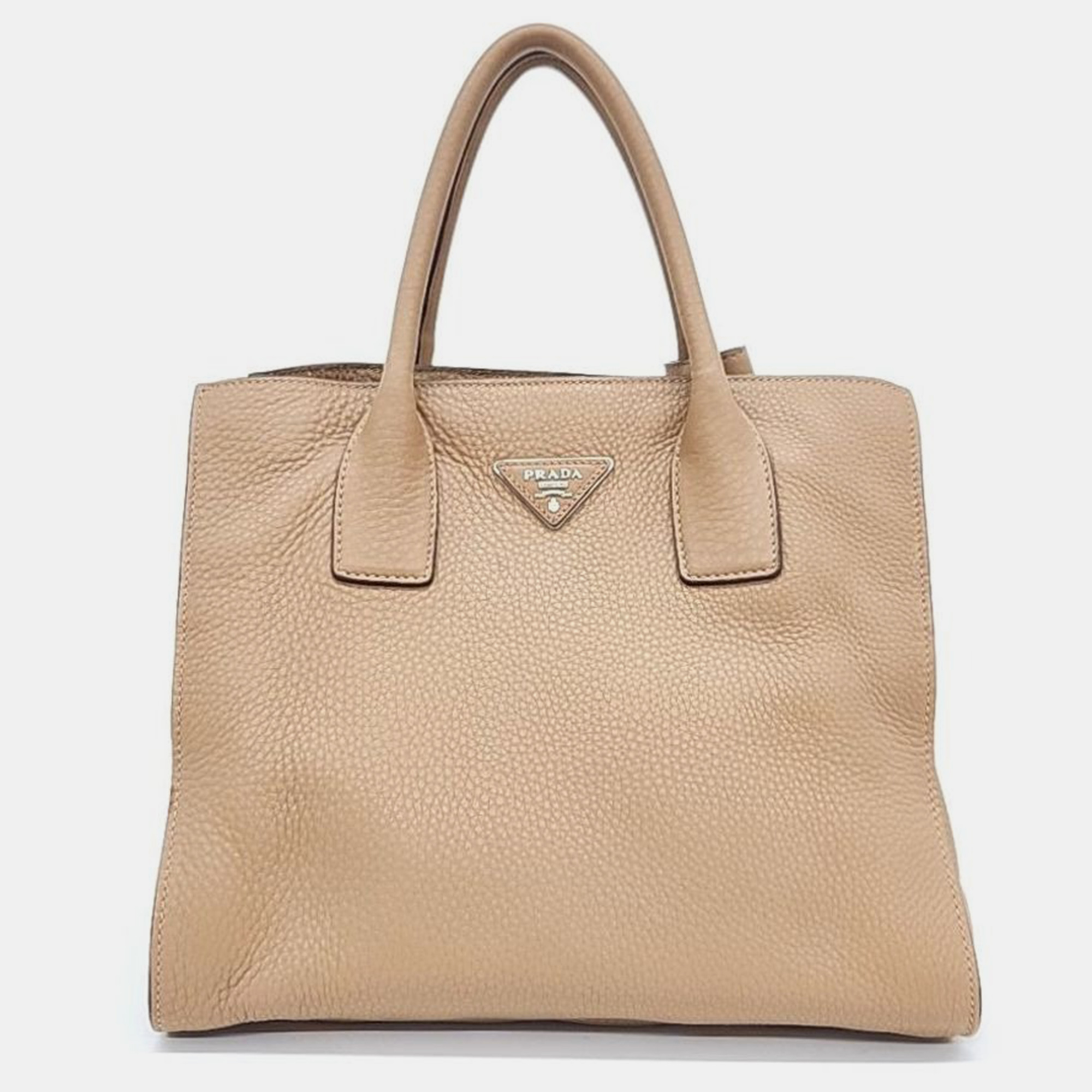 

Prada Vitello Dino Tote and Shoulder Bag, Beige