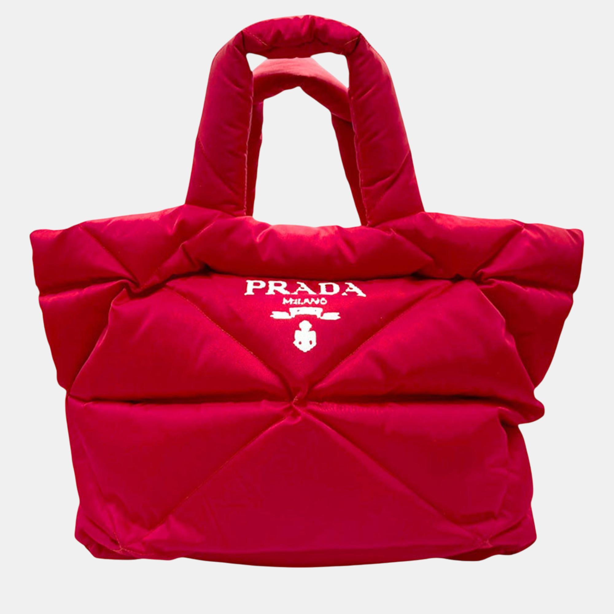 

Prada Padded Re Nylon Red Handbag