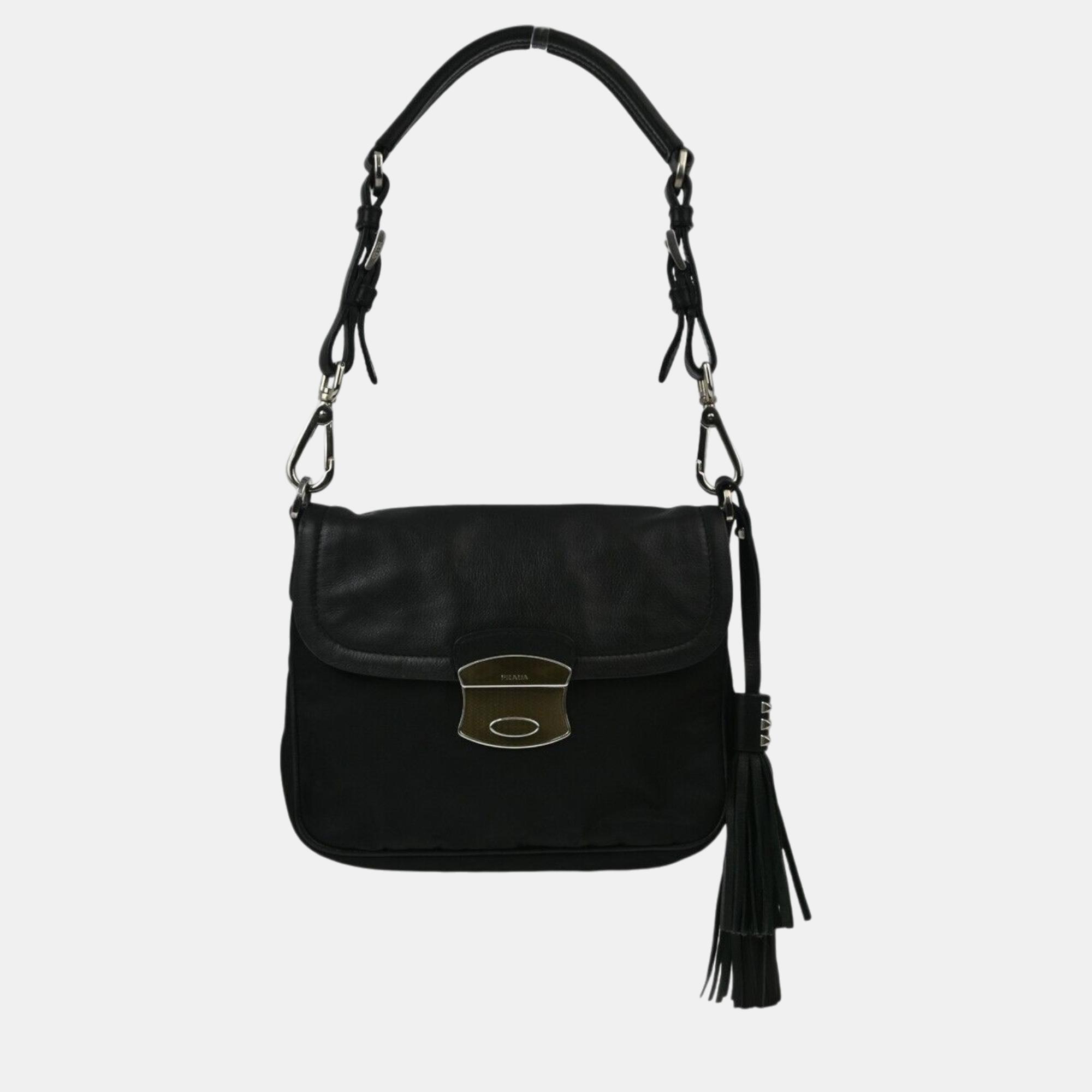 

Prada Black Nylon Handbag