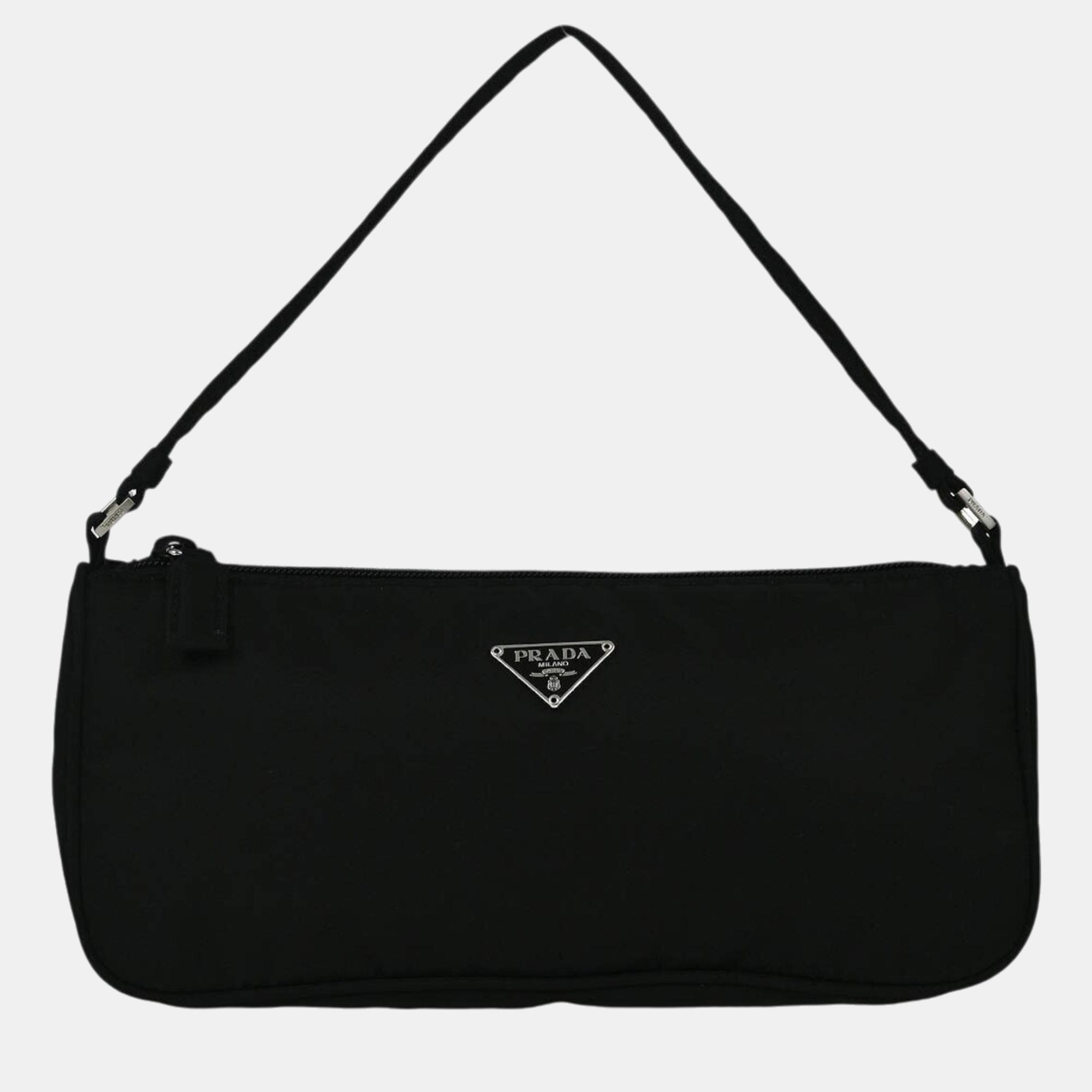 

Prada Black Nylon Handbag