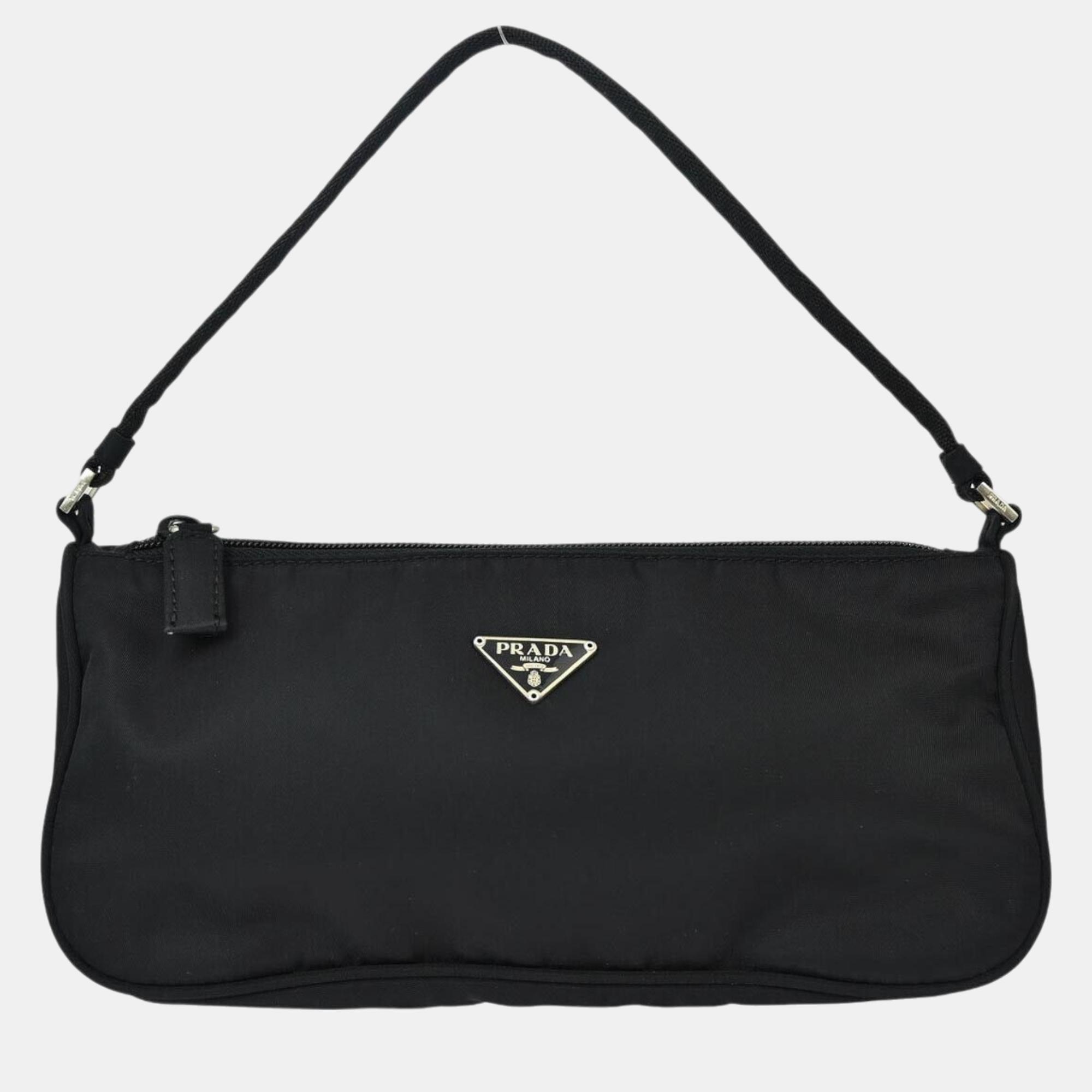 

Prada Black Nylon Handbag