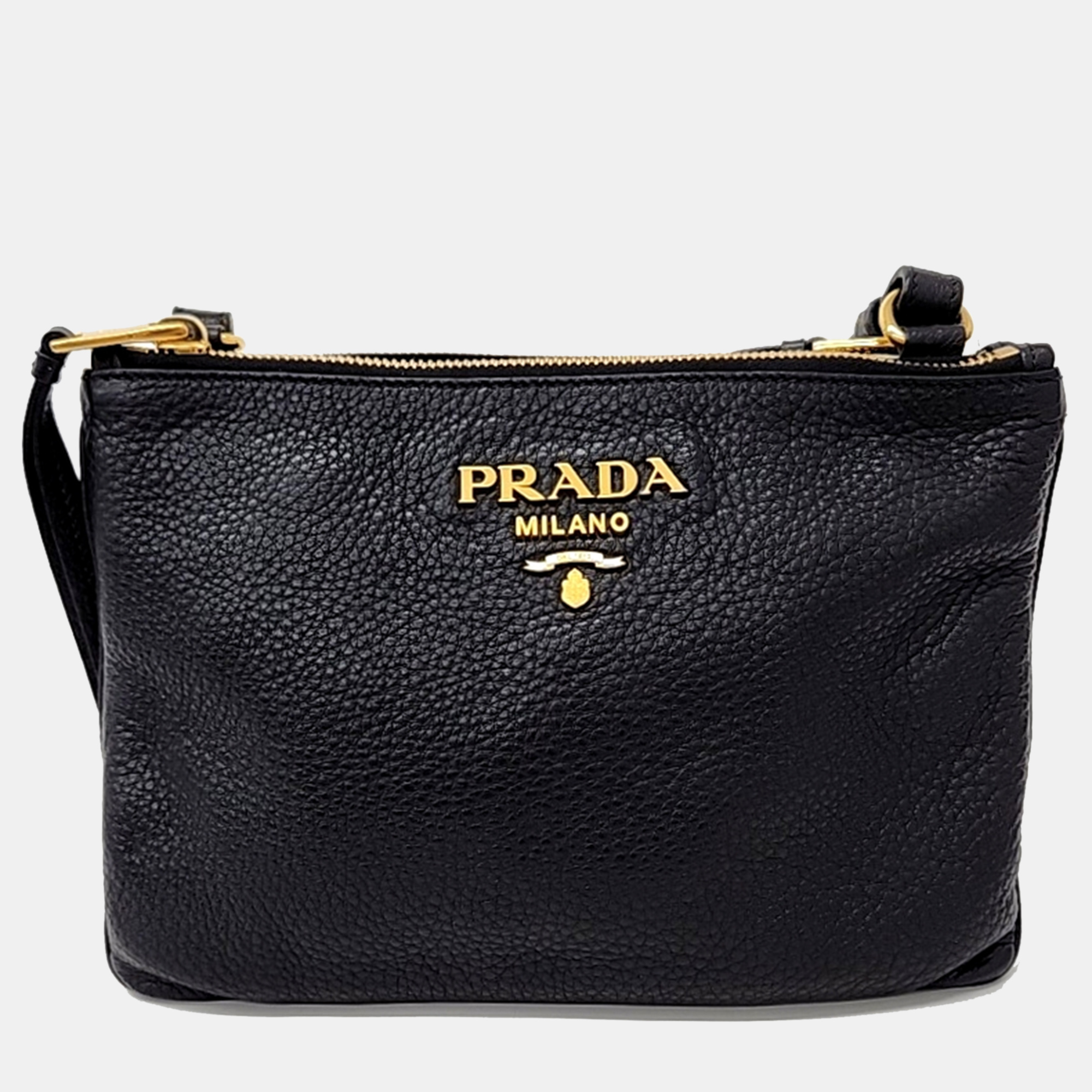 

Prada Vitello Phoenix Crossbody Bag, Black