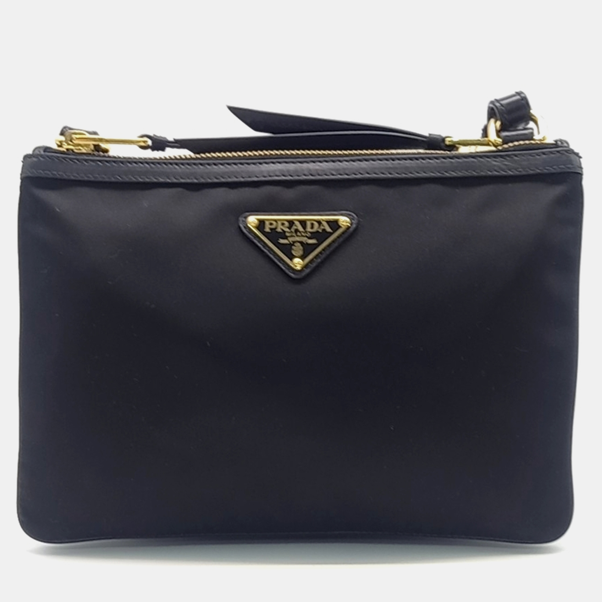 

Prada Fabric Crossbody Bag, Black