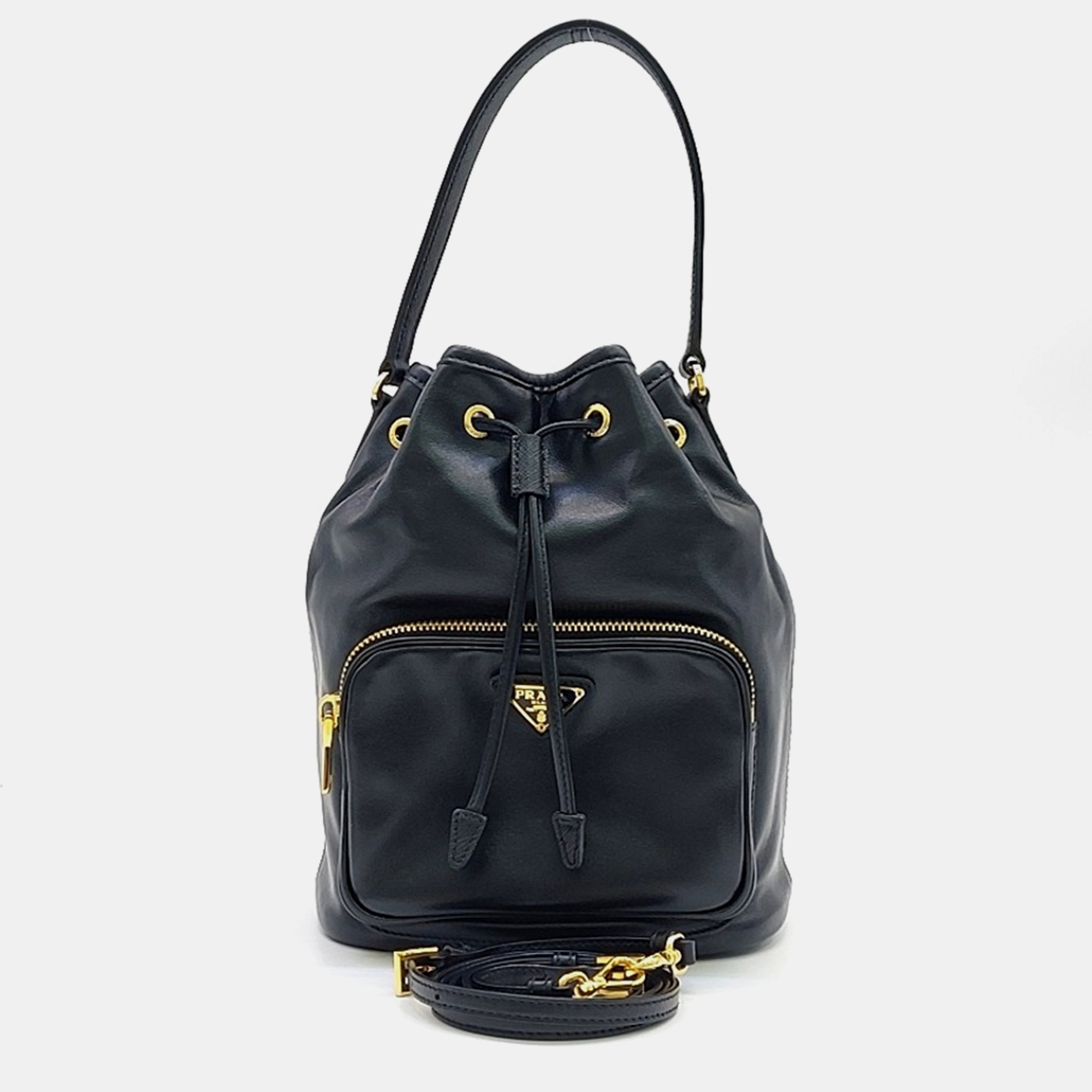 

Prada Bucket Tote And Crossbody Bag, Black