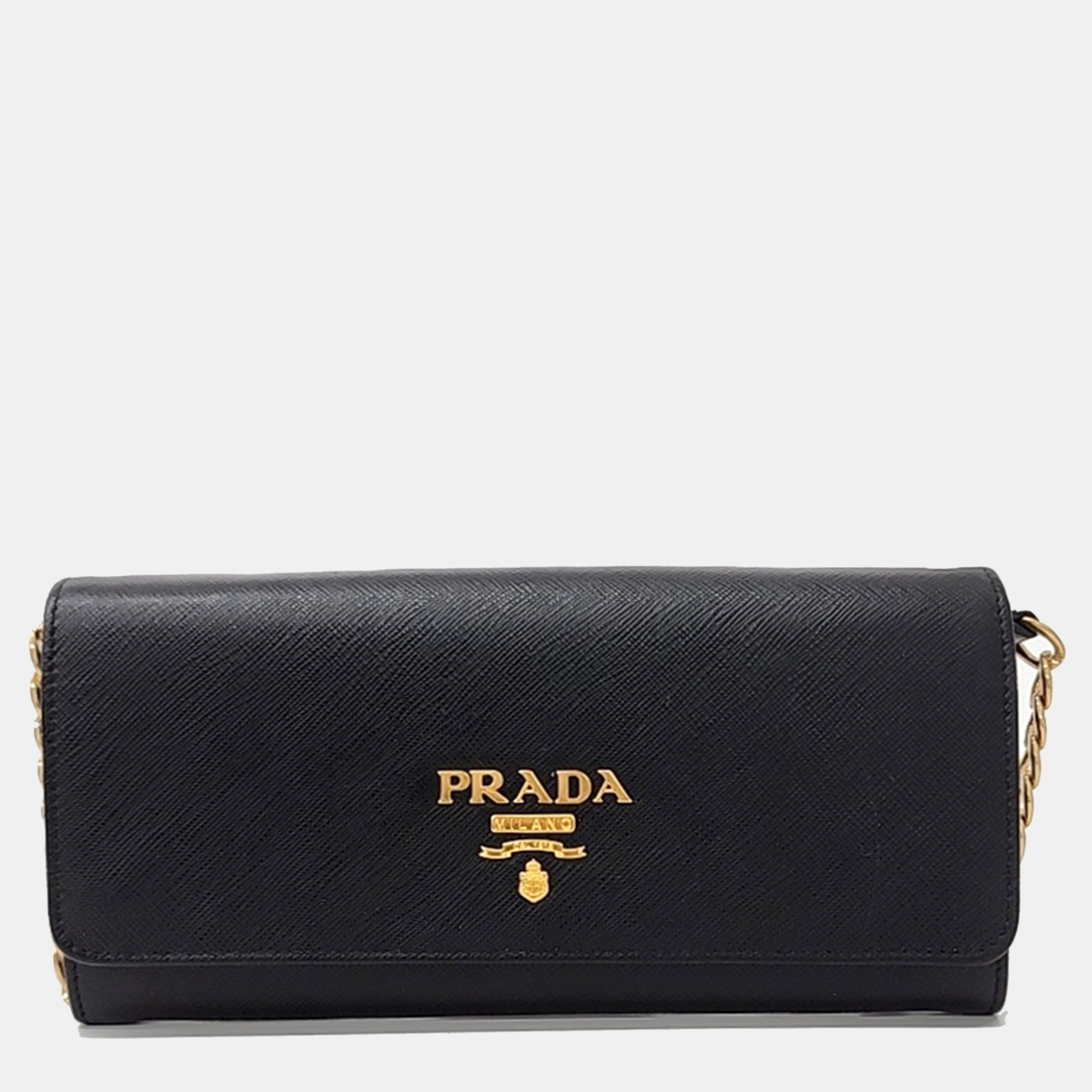 

Prada Saffiano Lux Crossbody Bag, Black