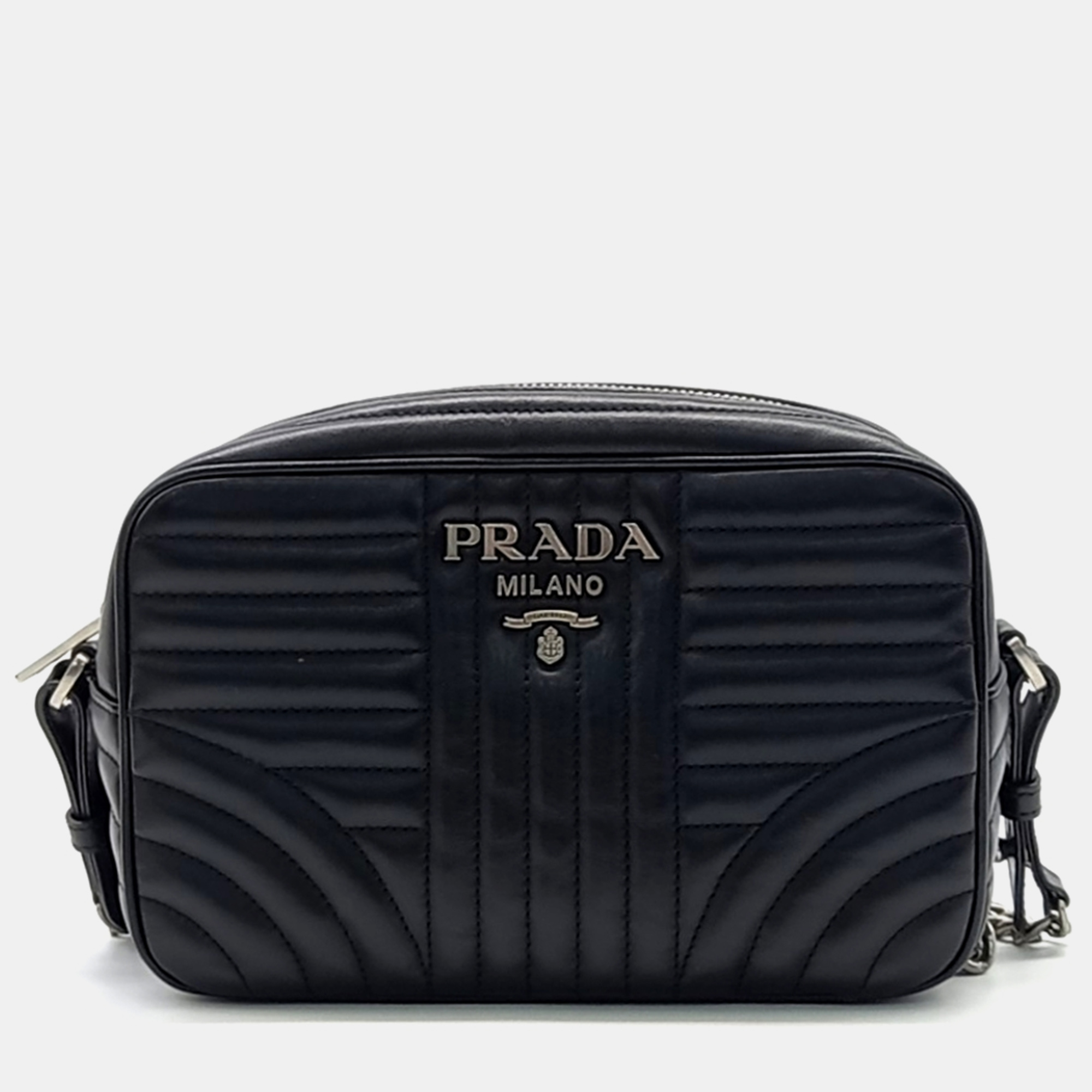 

Prada diagram Crossbody bag, Black