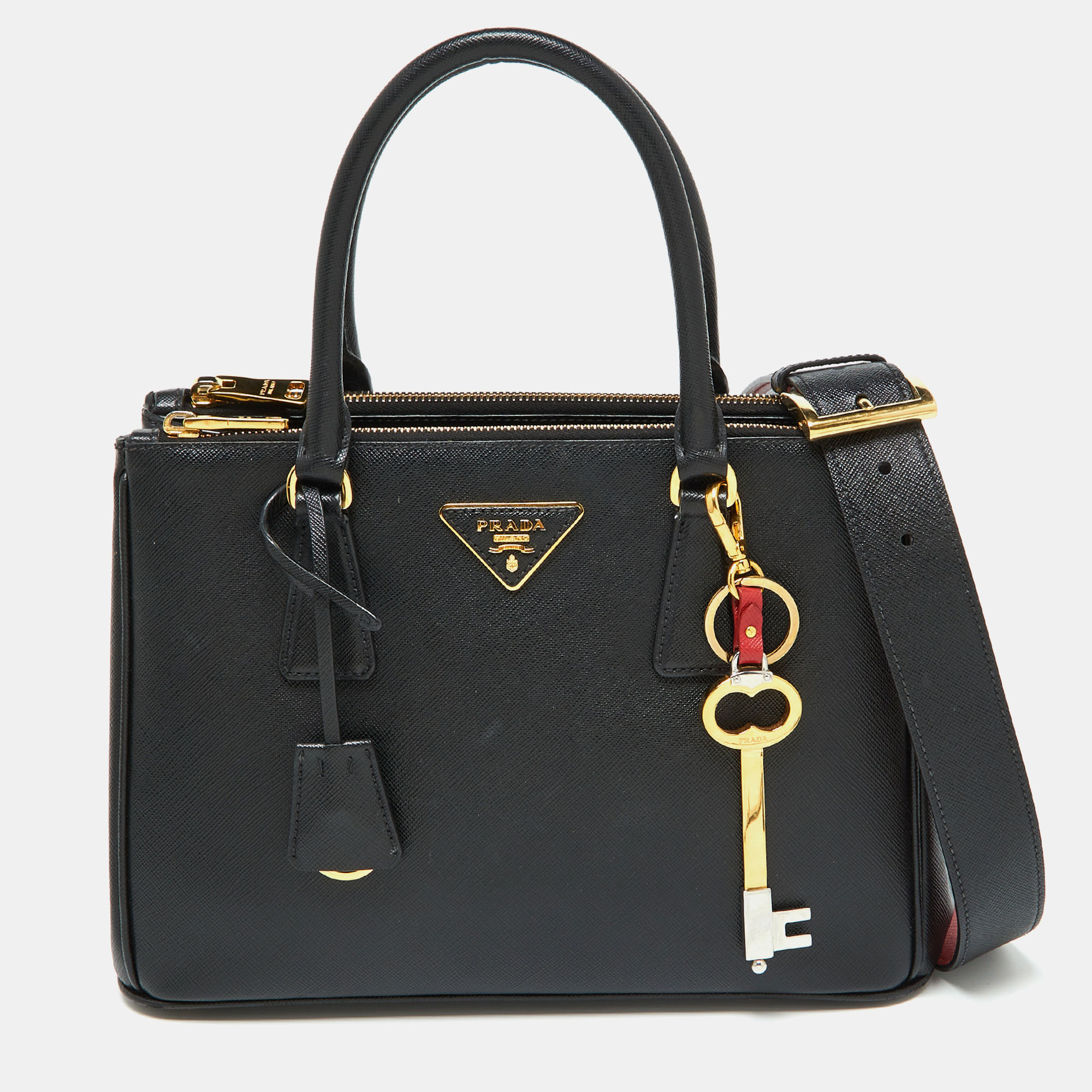 

Prada Black Saffiano Leather  Galleria Tote