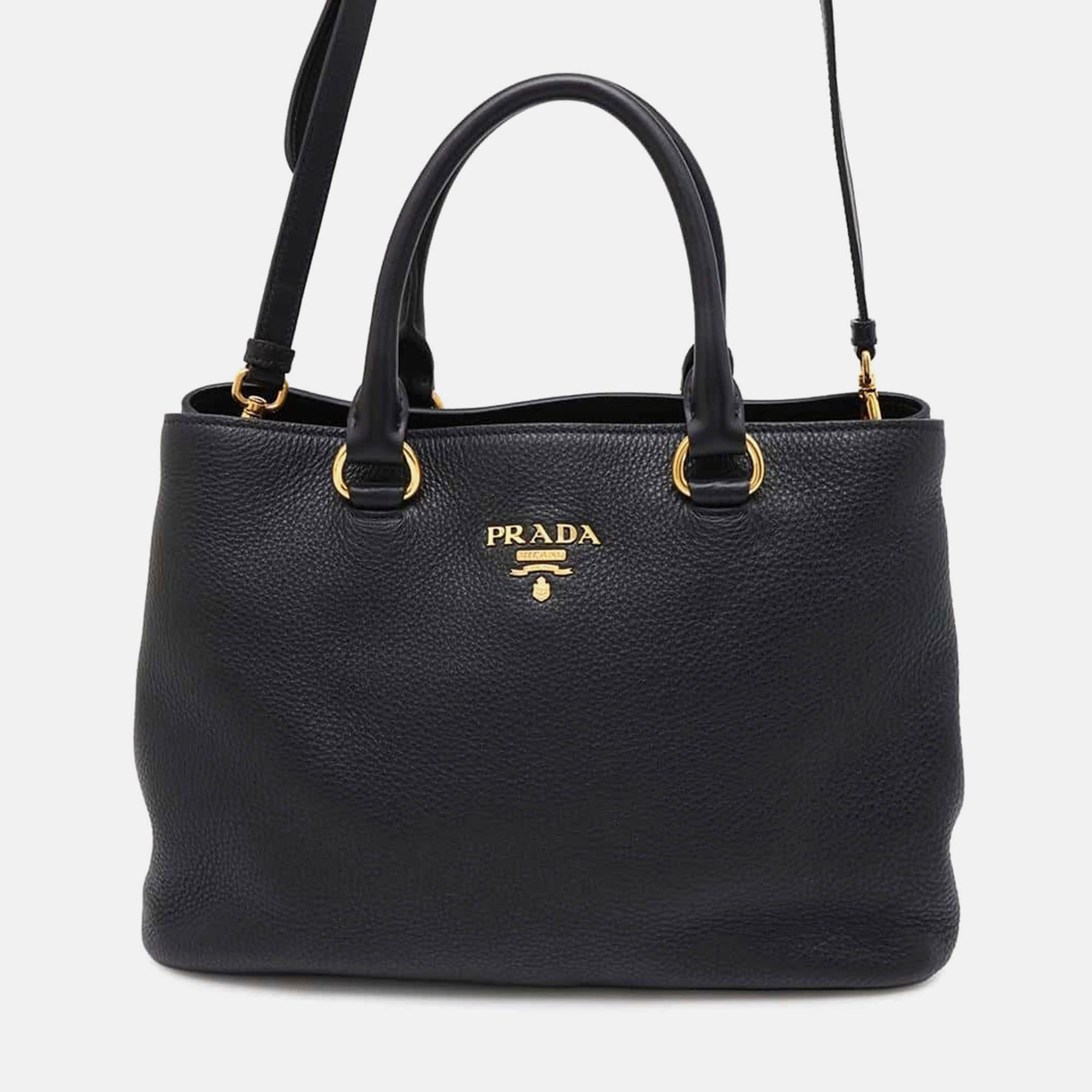 

Prada Black Leather Handbag